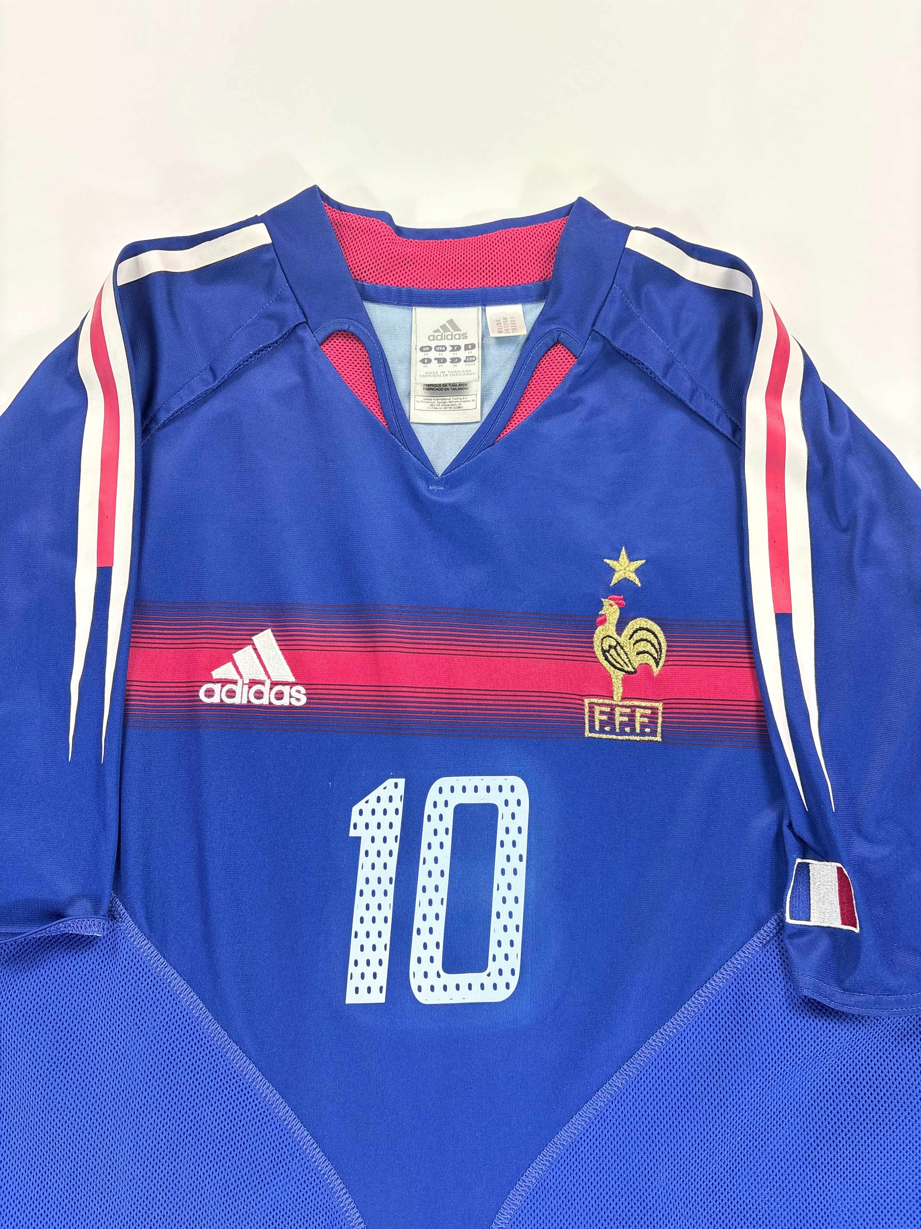 Frankreich Heimtrikot EM 2004 - #10 Zidane - M