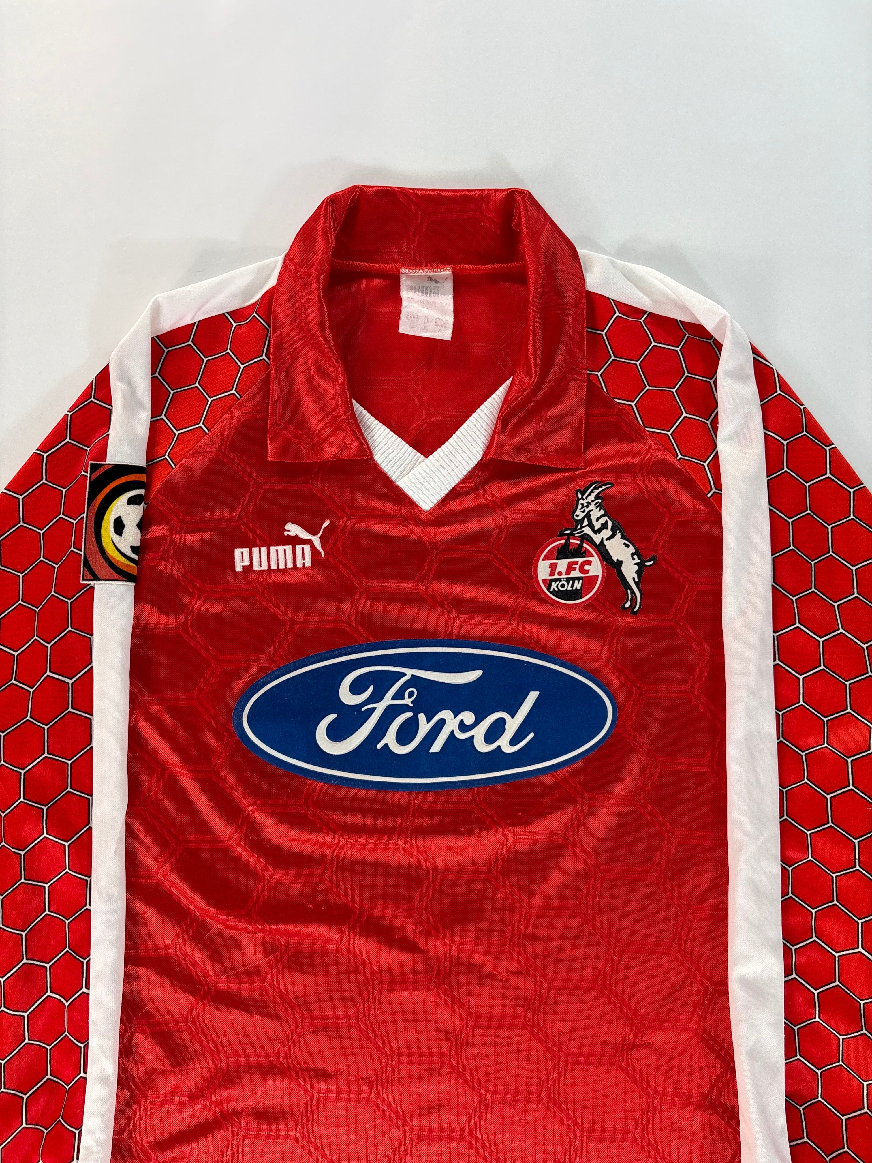 1. FC Köln Heimtrikot 1997/1998 - #9 Polster - XL