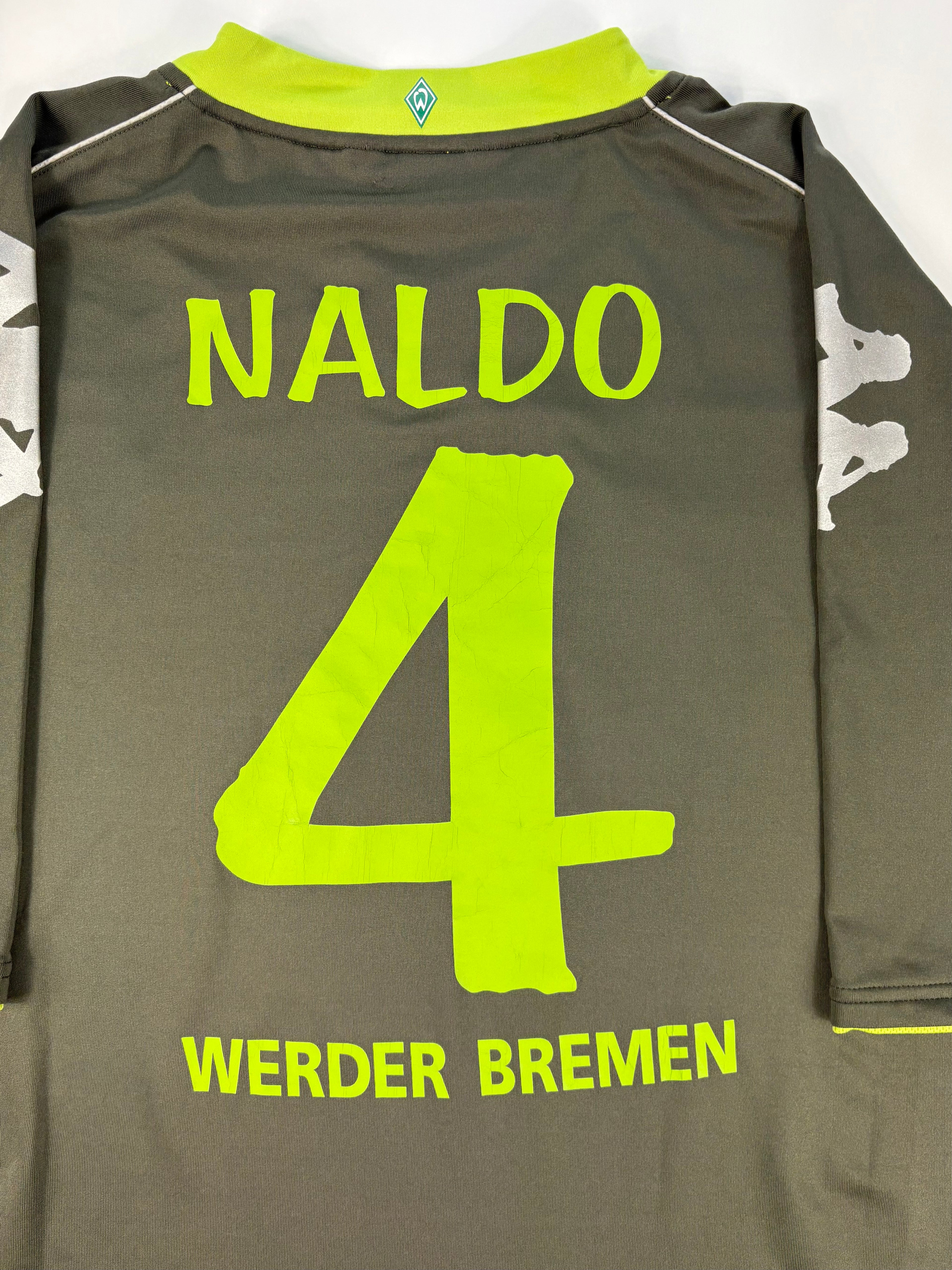 Werder Bremen Auswärtstrikot 2007/2008 - #4 Naldo - XXXL