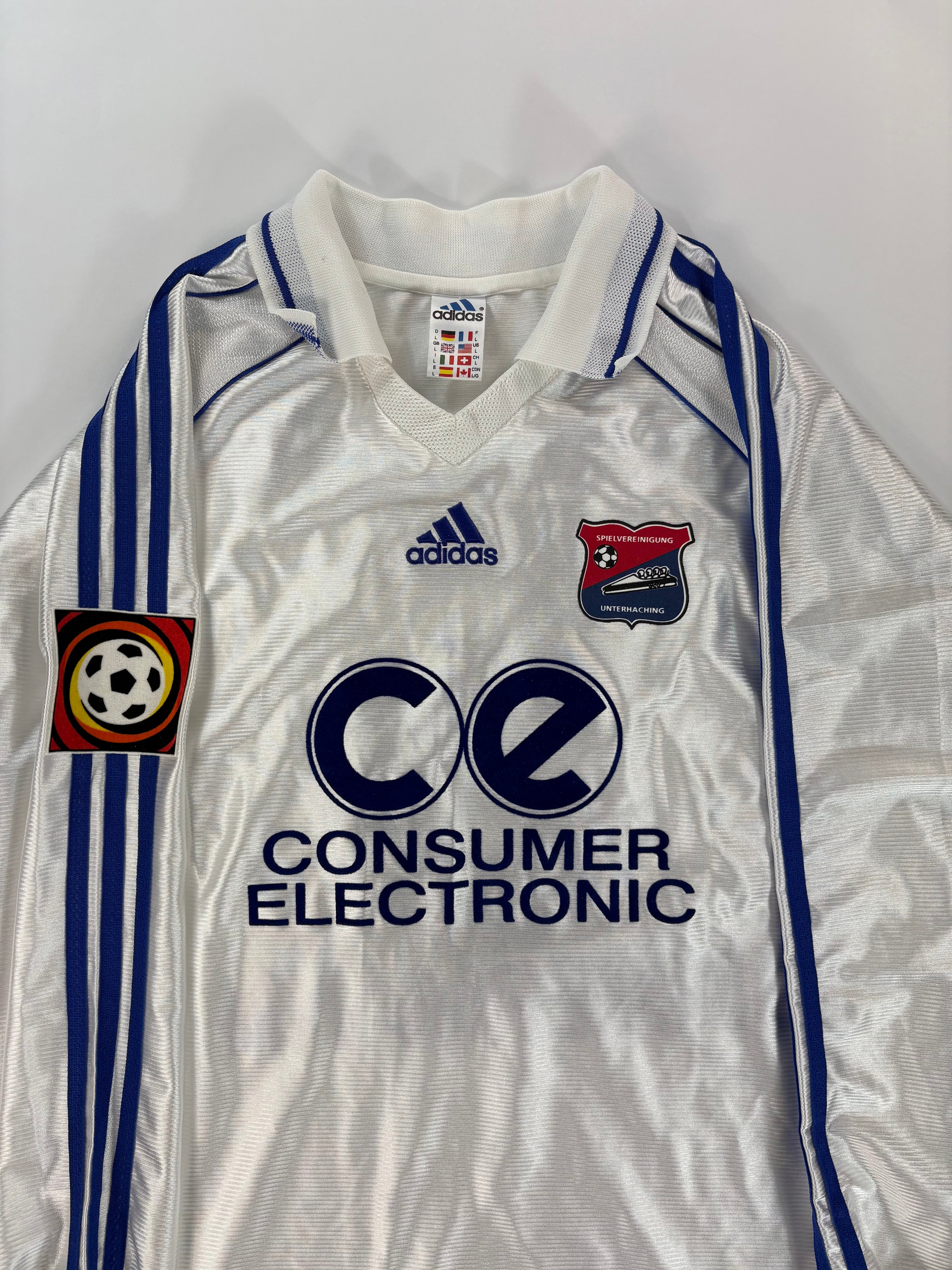 SpVgg Unterhaching Auswärtstrikot 1999/2000 - #5 Zimmermann - L - Matchworn