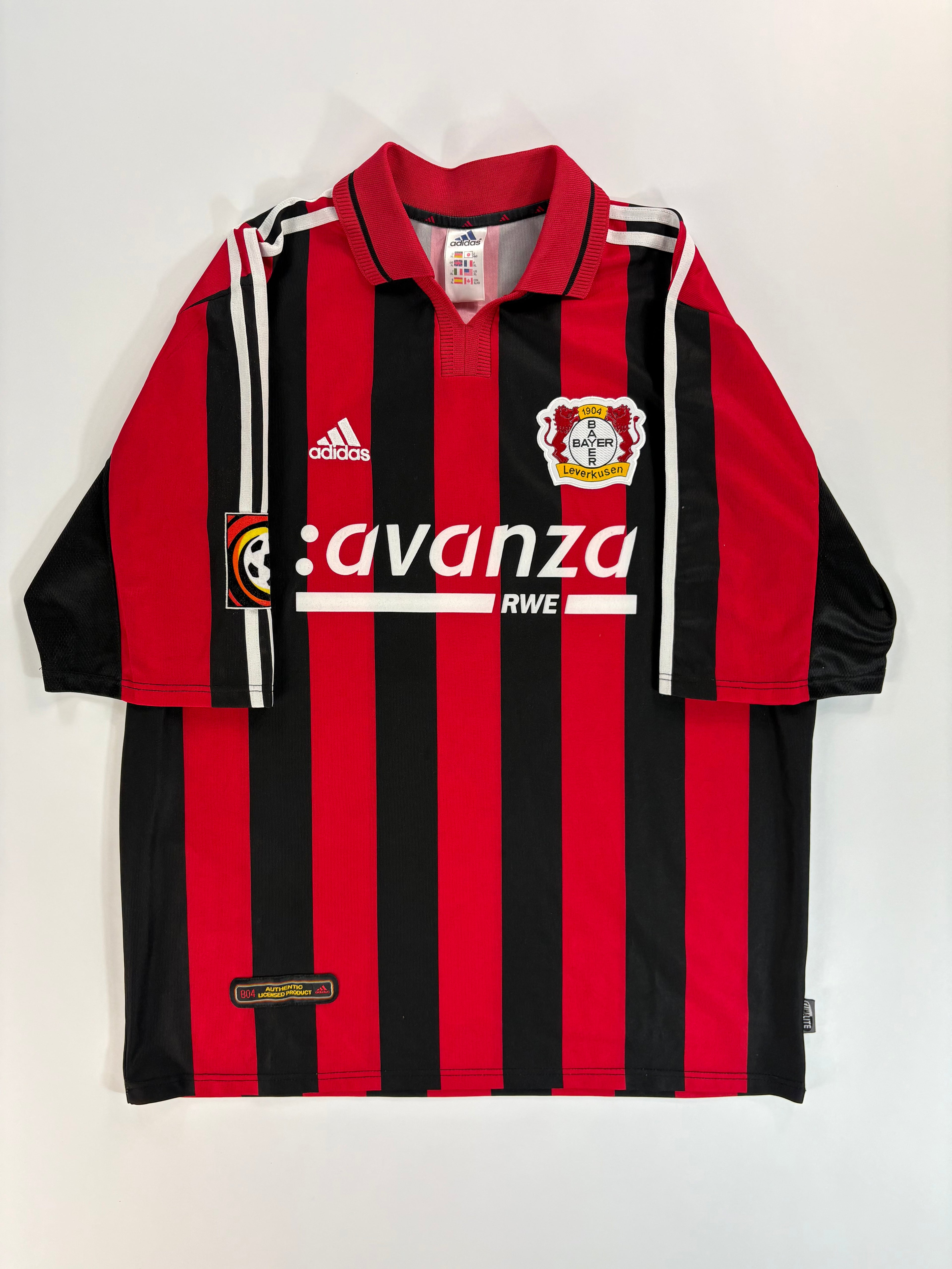 Bayer 04 Leverkusen Heimtrikot 2000/2001 - #4 Zepek - XL