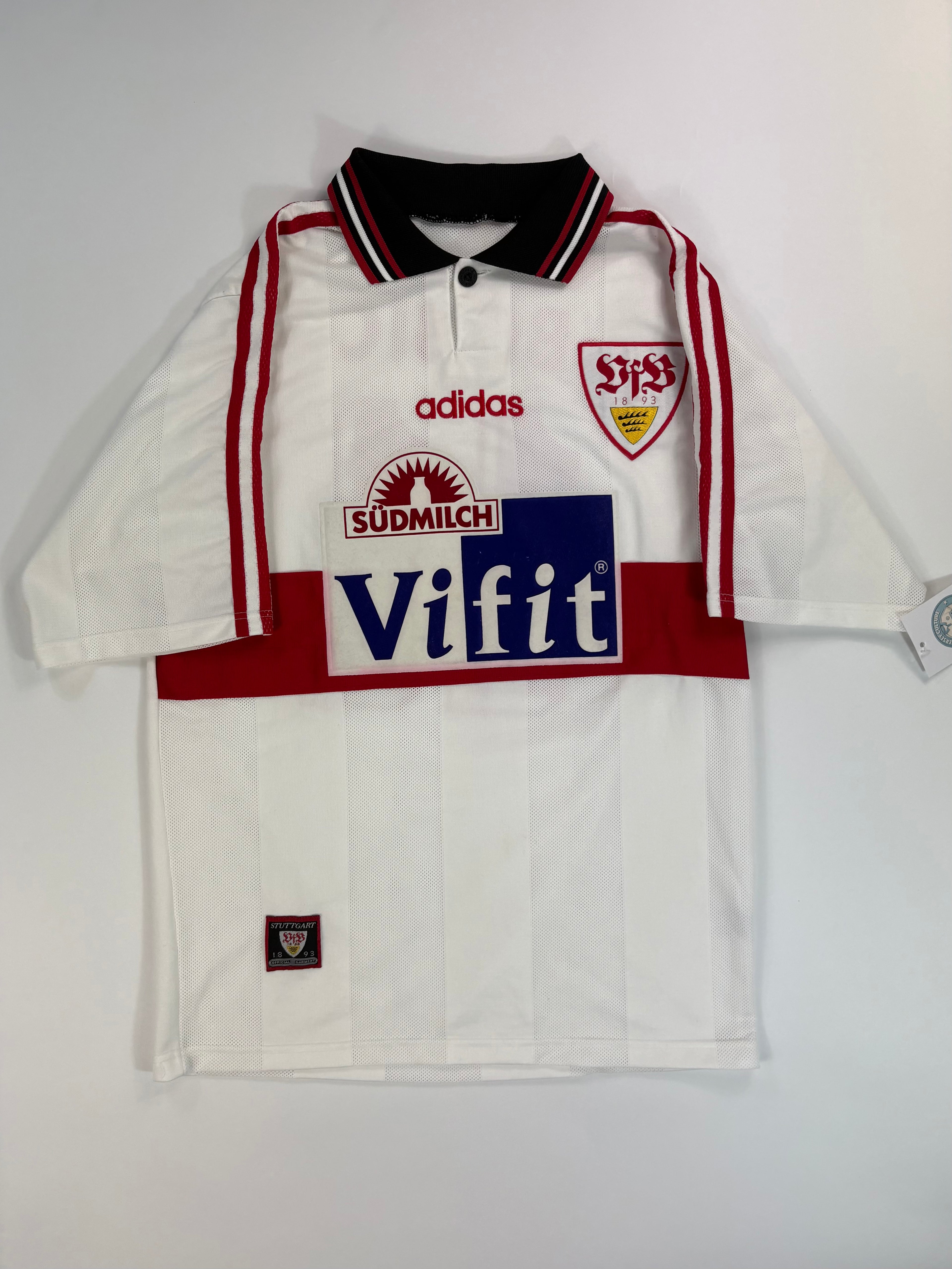 VfB Stuttgart Heimtrikot 1996/1997 - #11 Bobic - M