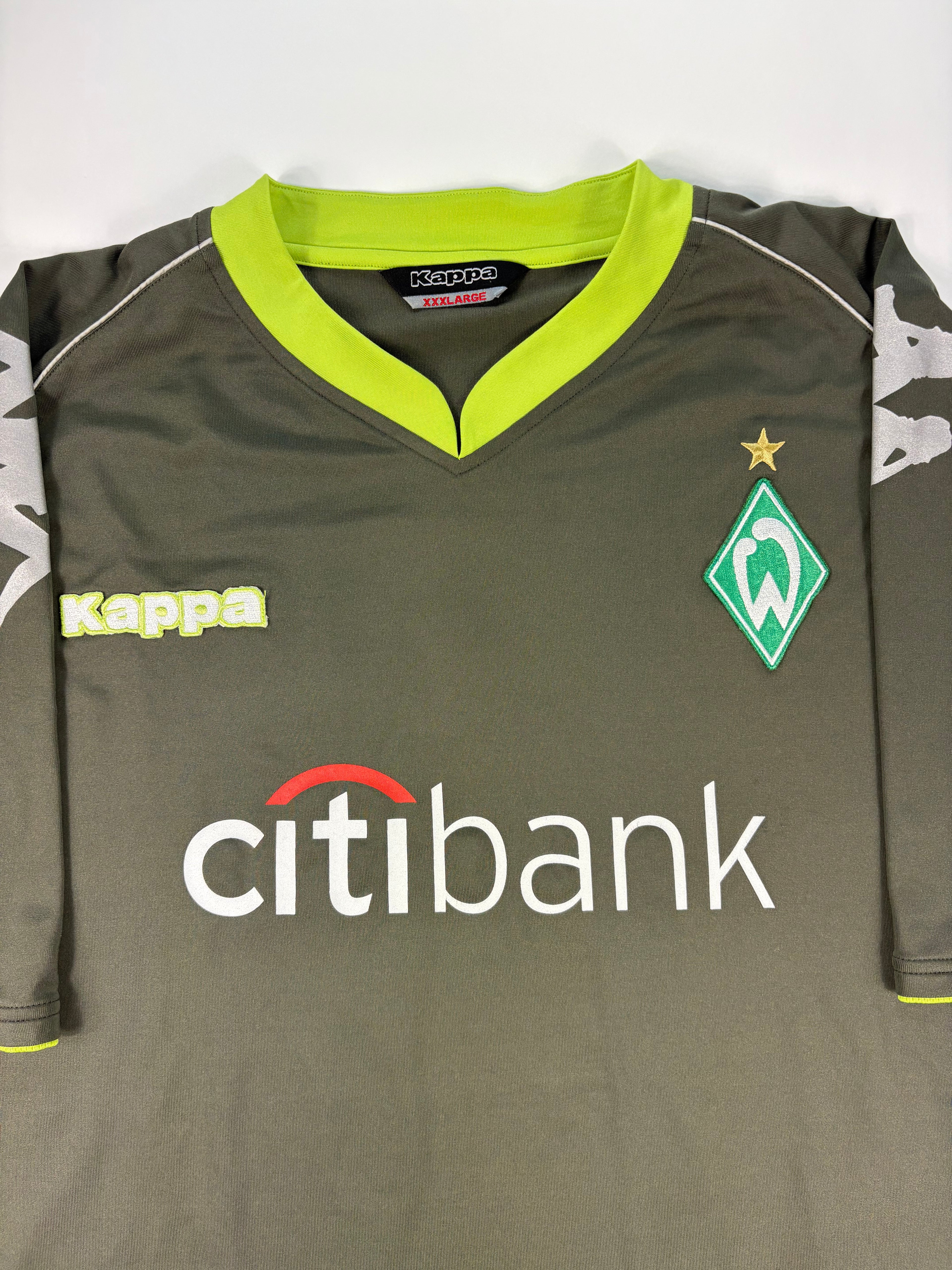 Werder Bremen Auswärtstrikot 2007/2008 - #4 Naldo - XXXL