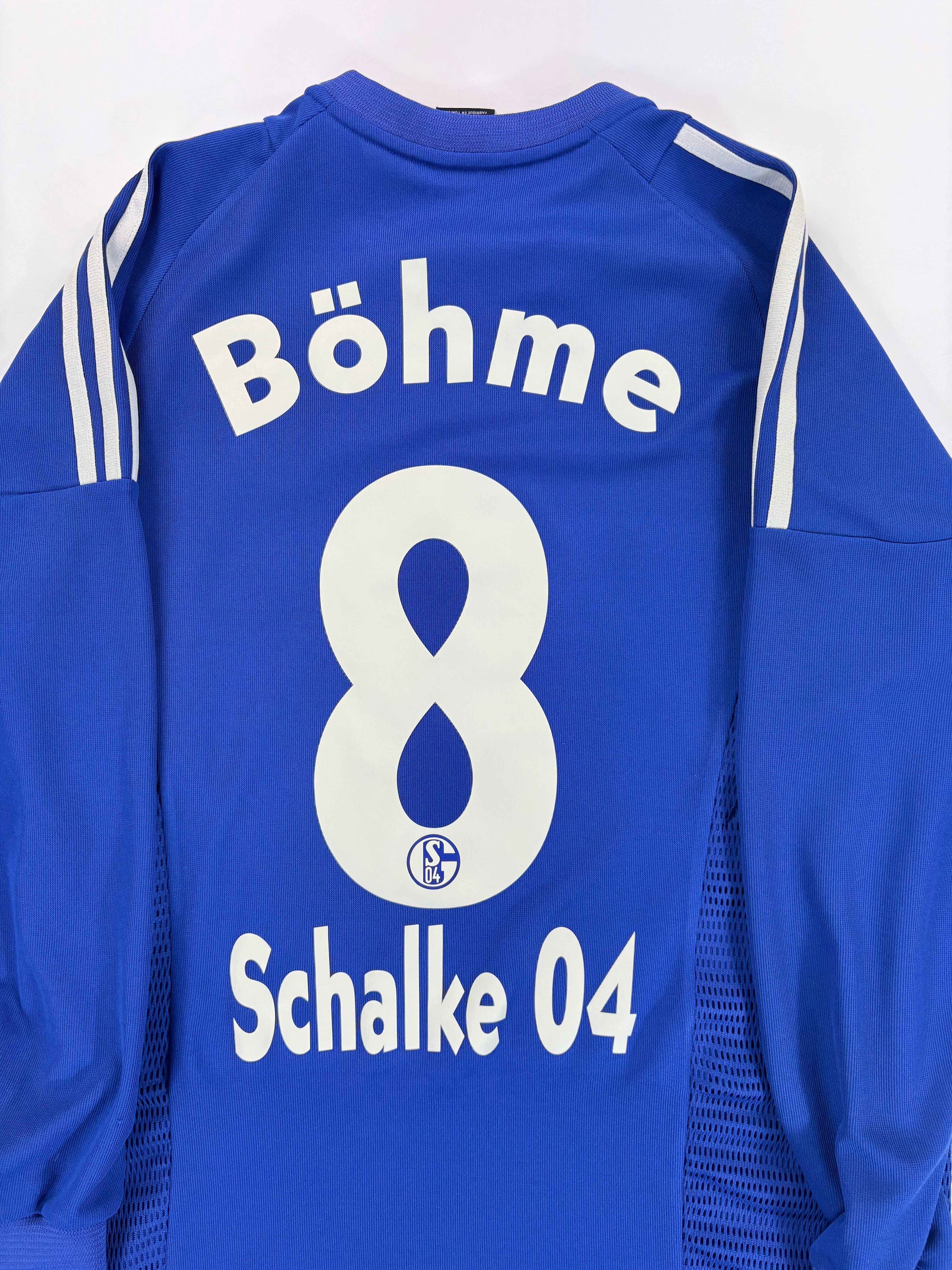Schalke 04 Heimtrikot 2002/2003 - #8 Böhme - S