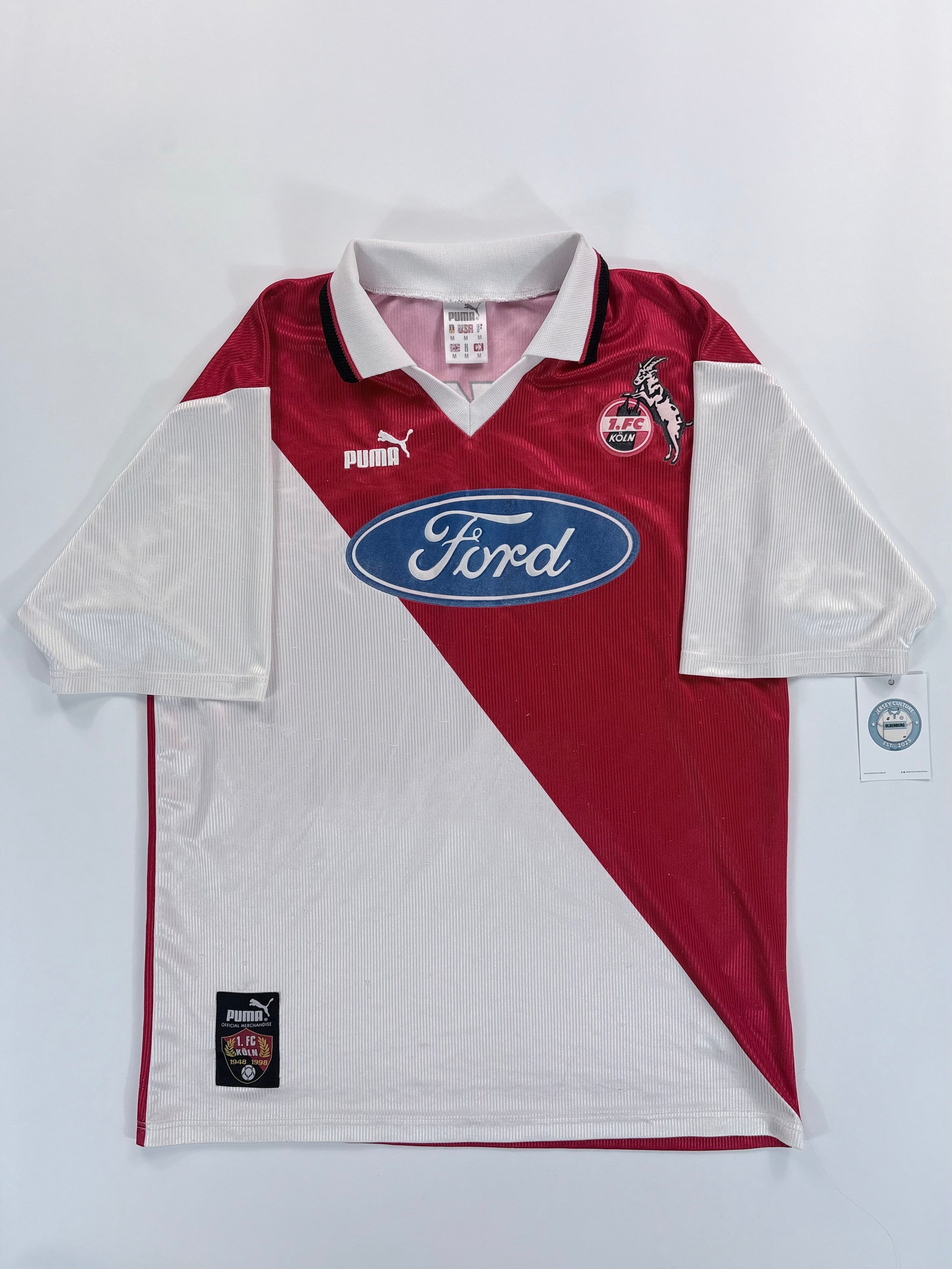 1. FC Köln Jubiläumstrikot 1997/1998 - #8 Munteanu - M