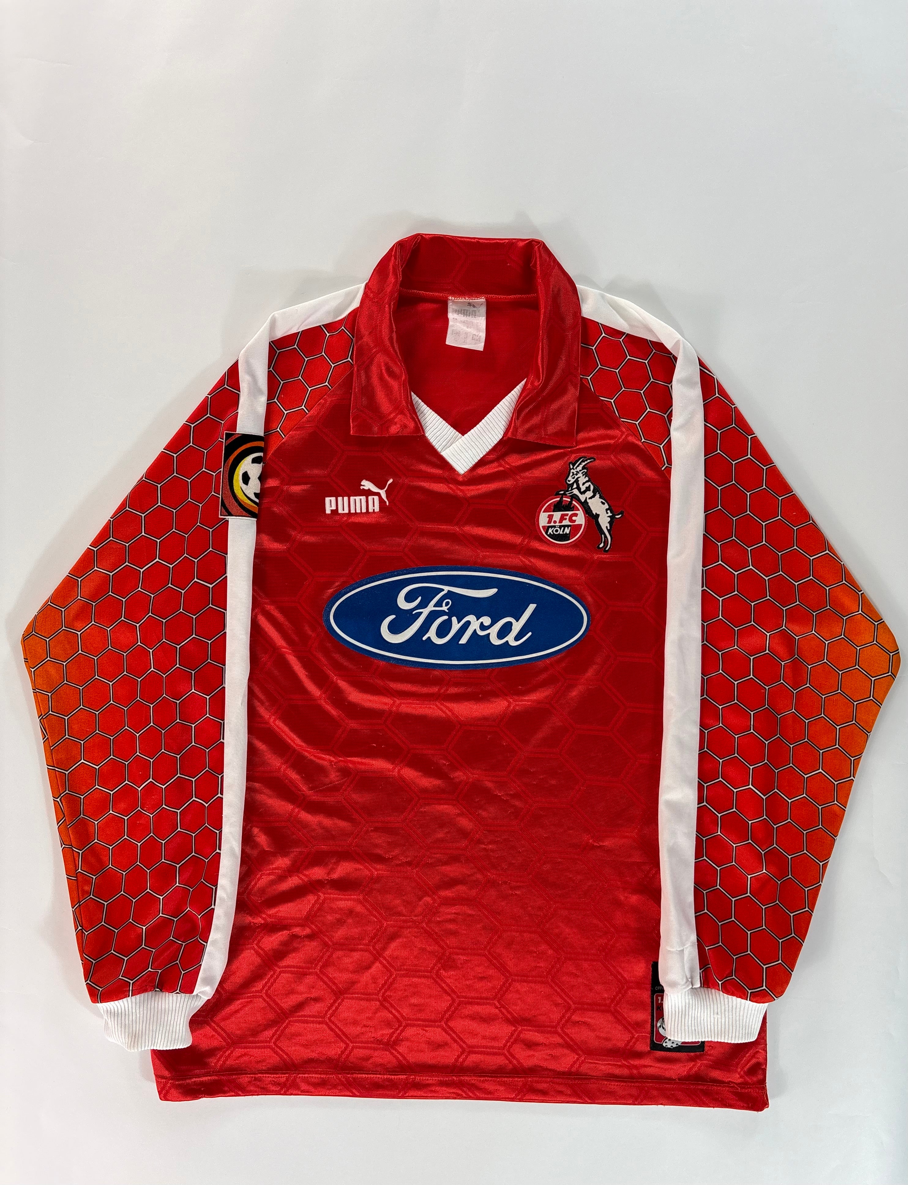 1. FC Köln Heimtrikot 1997/1998 - #9 Polster - XL