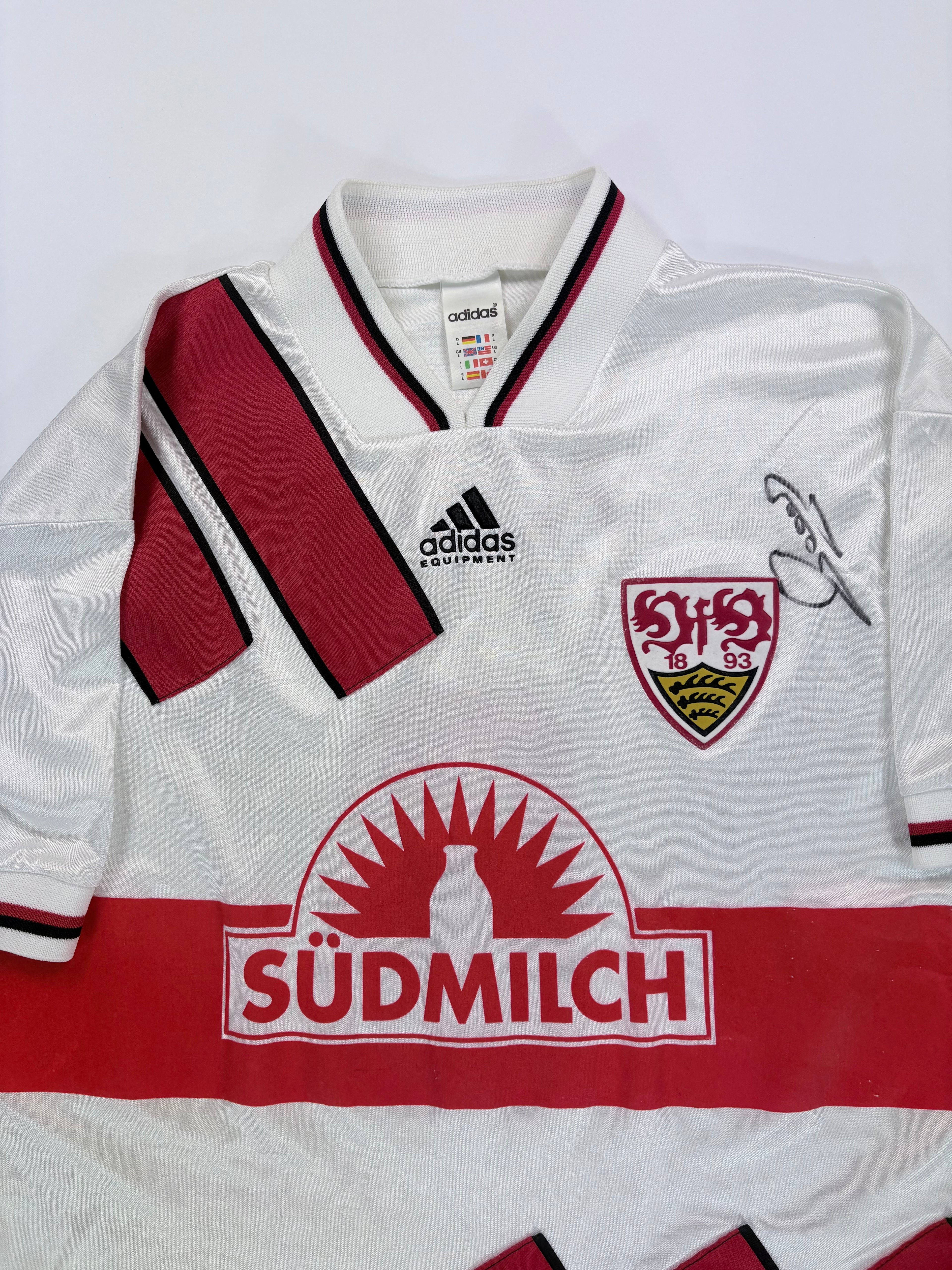 VfB Stuttgart Heimtrikot 1995/1996 - #6 Foda - L