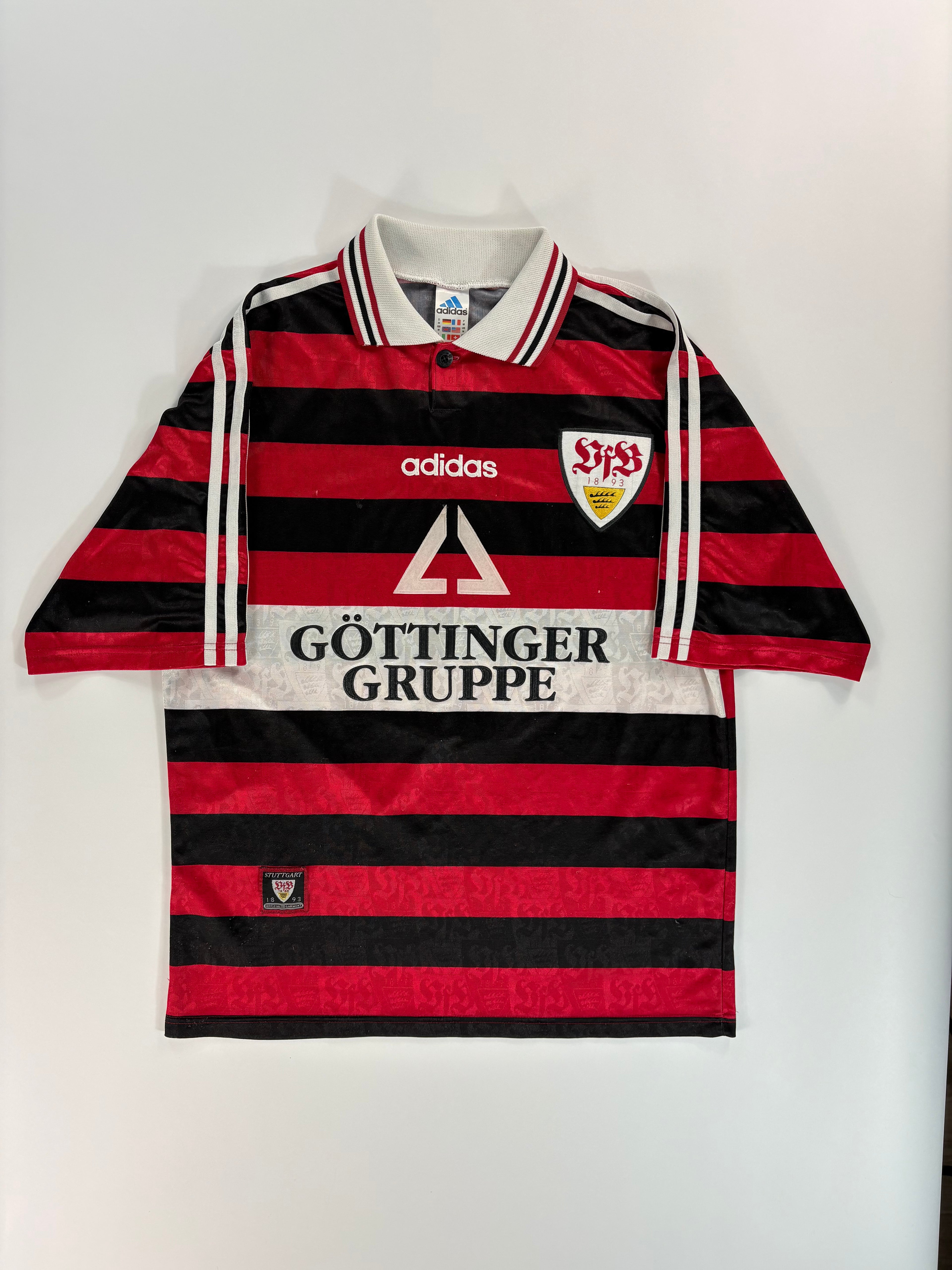 VfB Stuttgart Auswärtstrikot 1997/1998 - #3 Legat - M