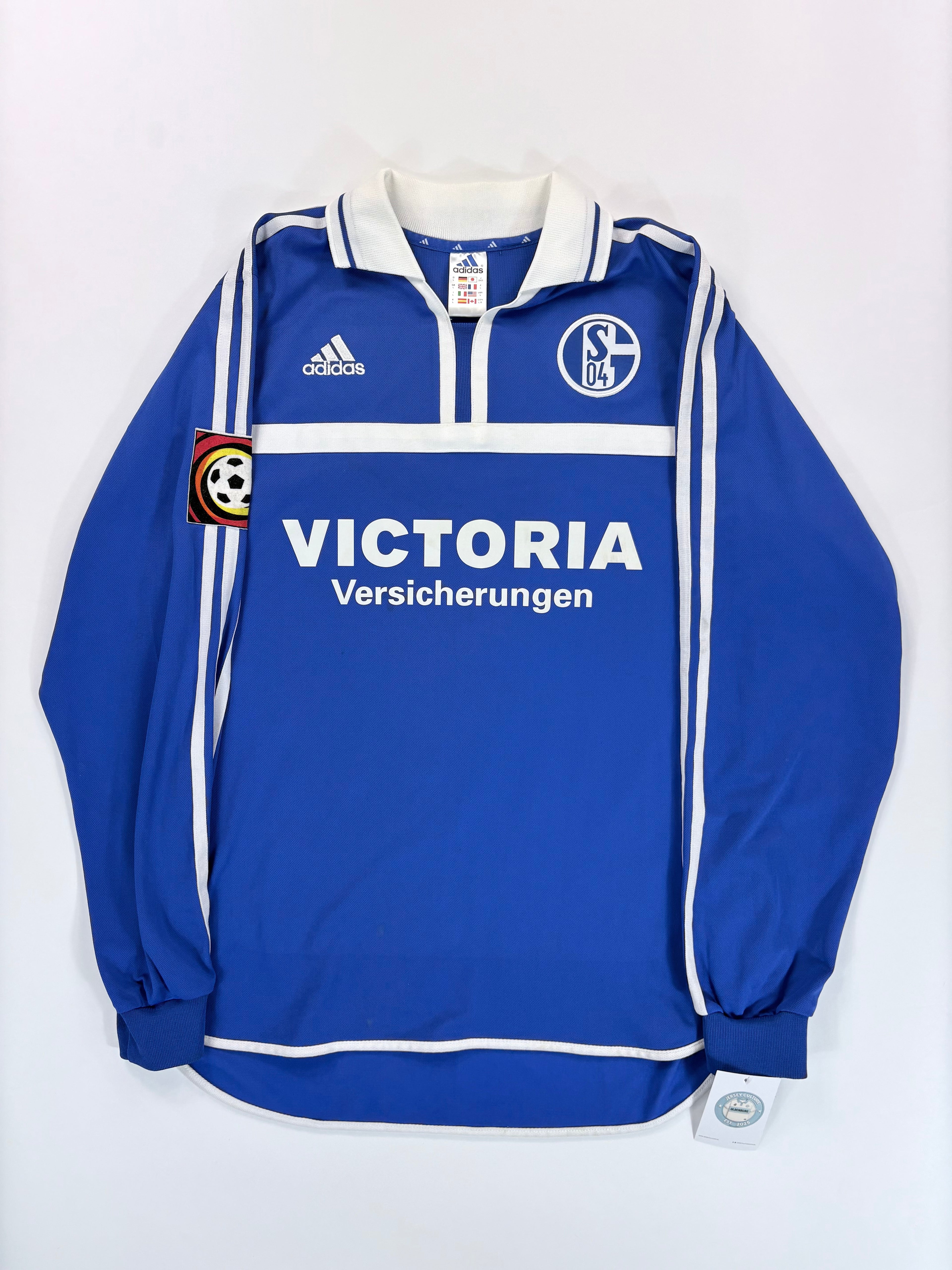 Schalke 04 Heimtrikot 2001/2002 - #8 Böhme - L - Matchworn