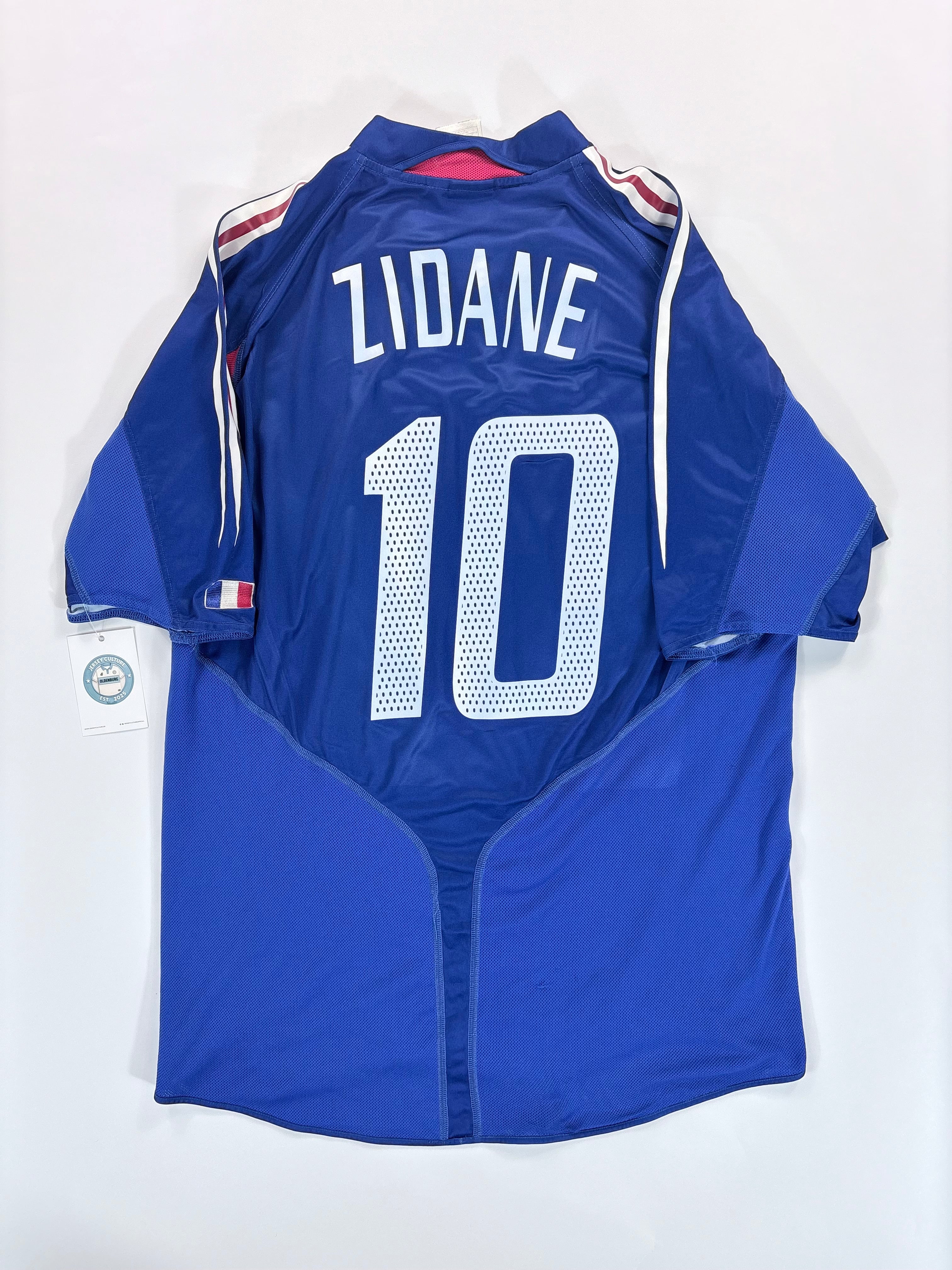 Frankreich Heimtrikot EM 2004 - #10 Zidane - XL