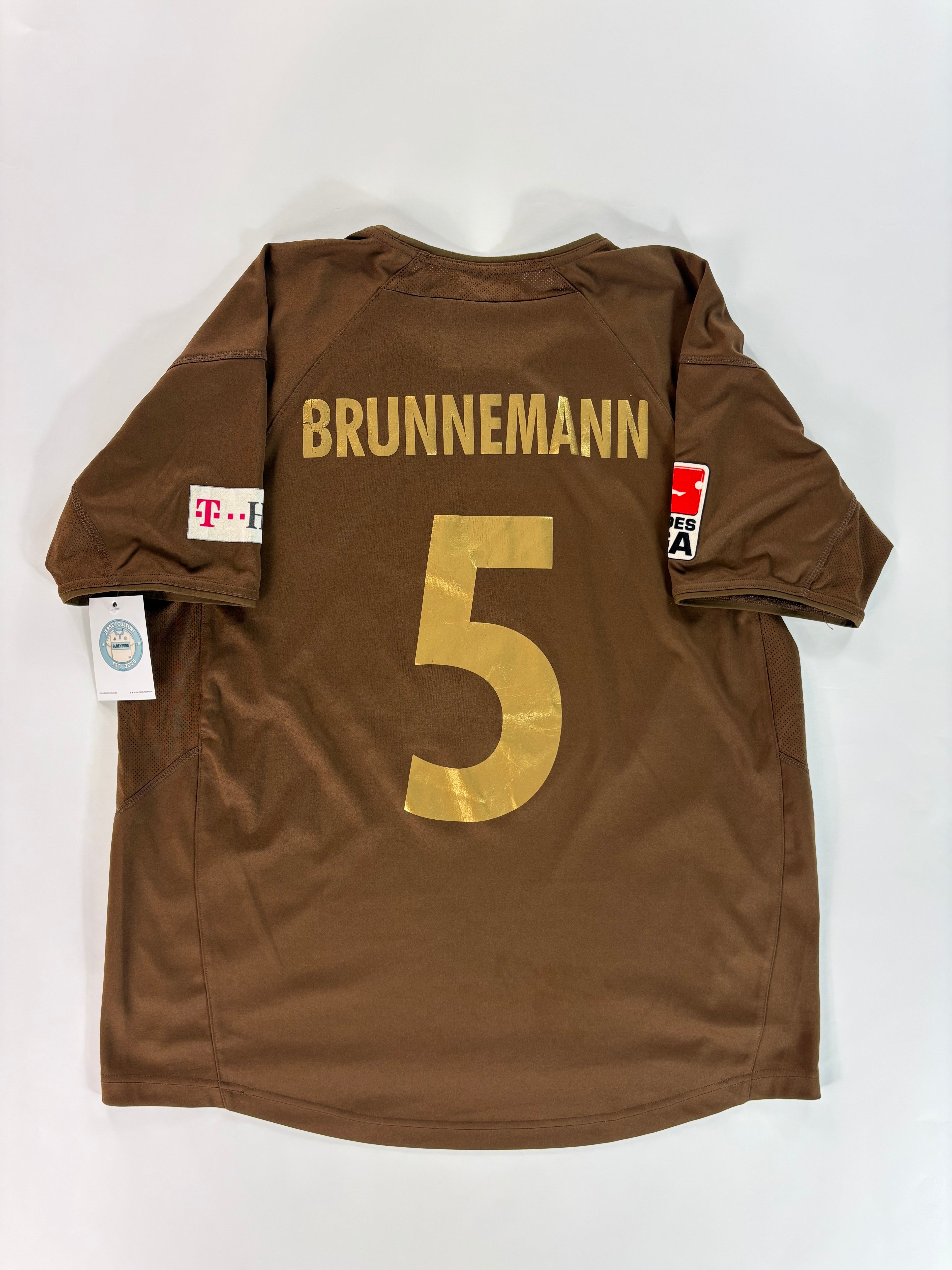 St. Pauli Heimtrikot 2007/2008 - #5 Brunnemann - XL - Matchworn