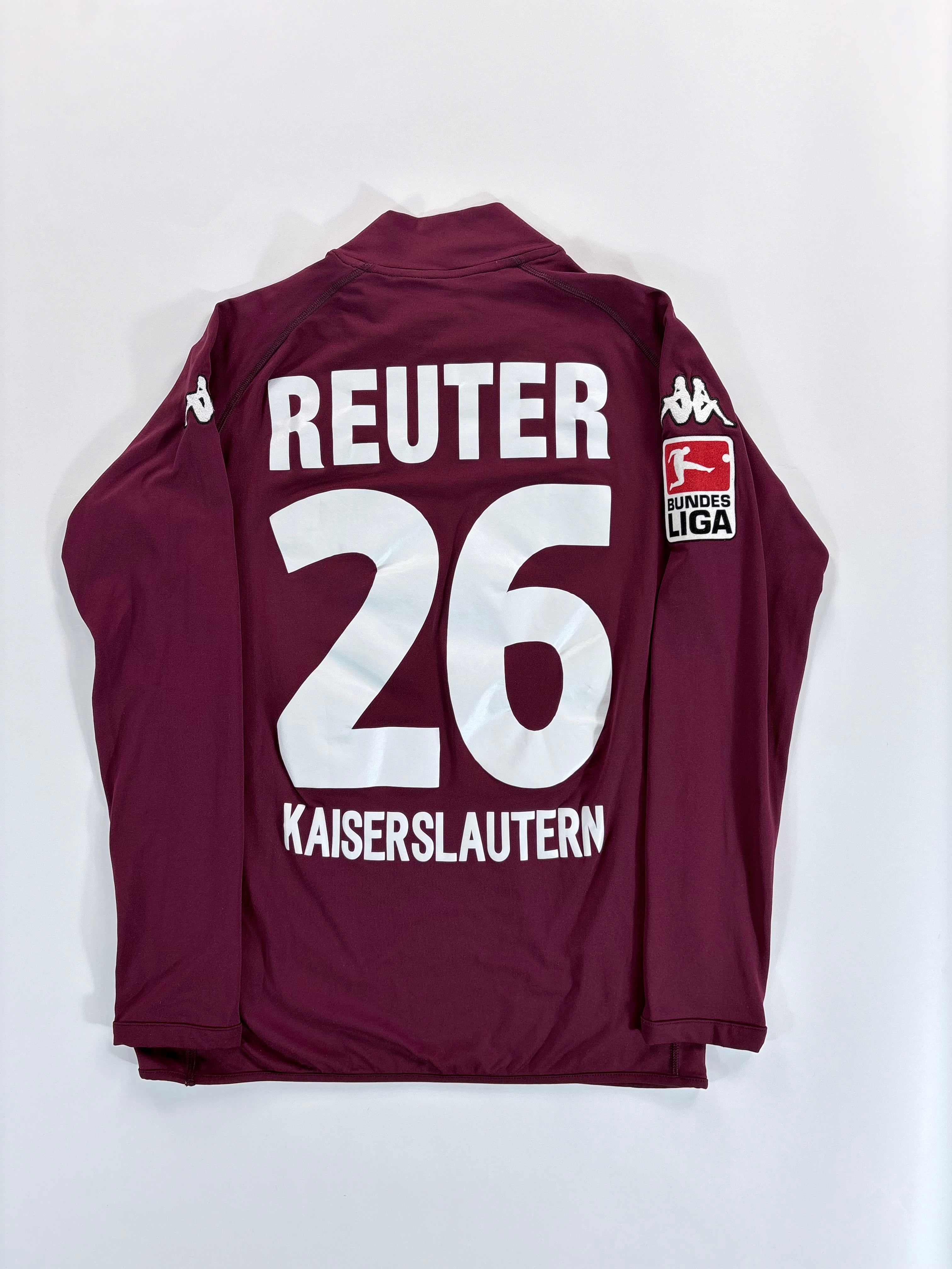 1. FC Kaiserslautern Heimtrikot 2003/2004 - #26 Reuter - L (M) - Matchworn