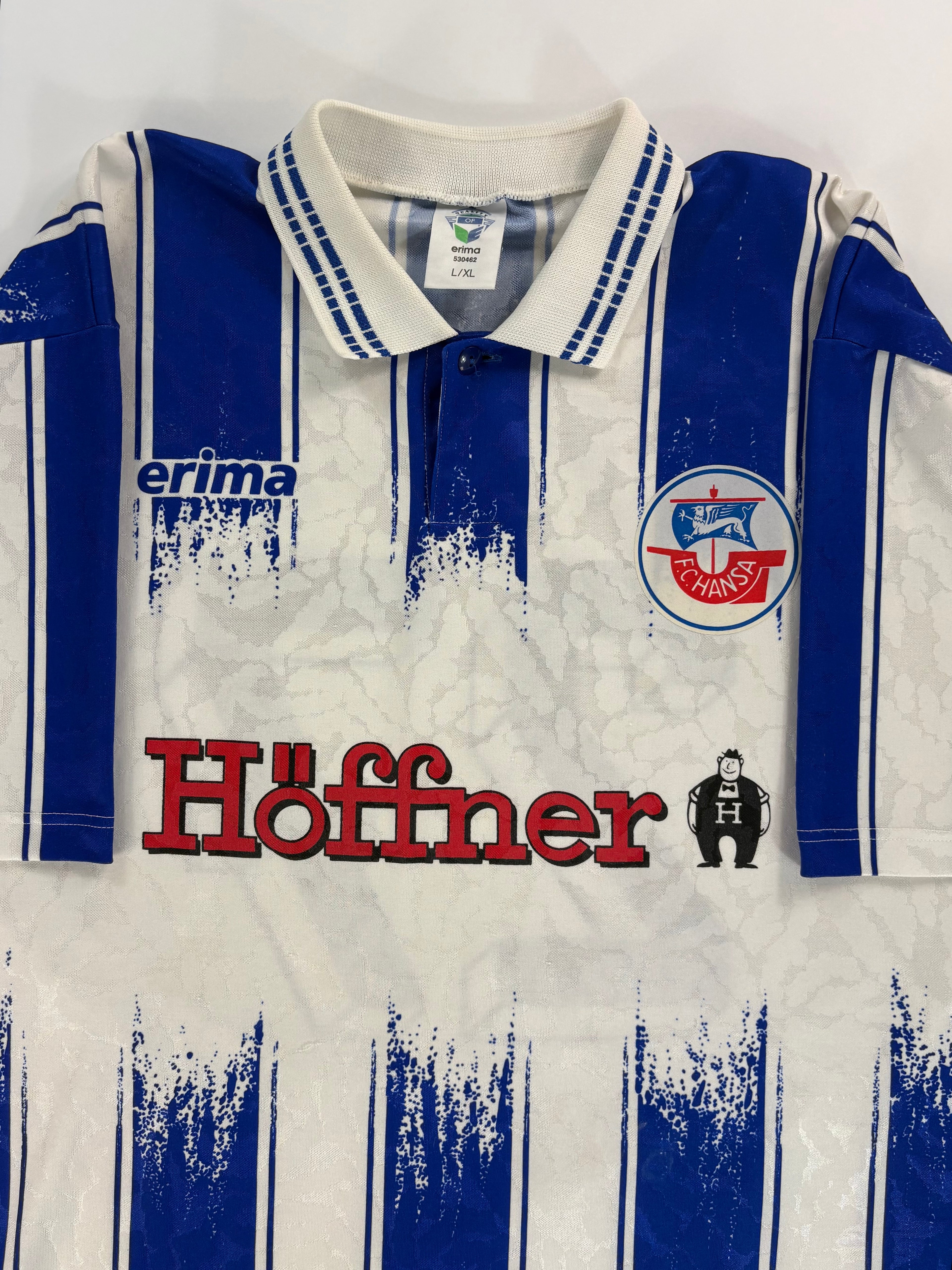Hansa Rostock Heimtrikot 1995/1996 - #27 Akpoborie - XL