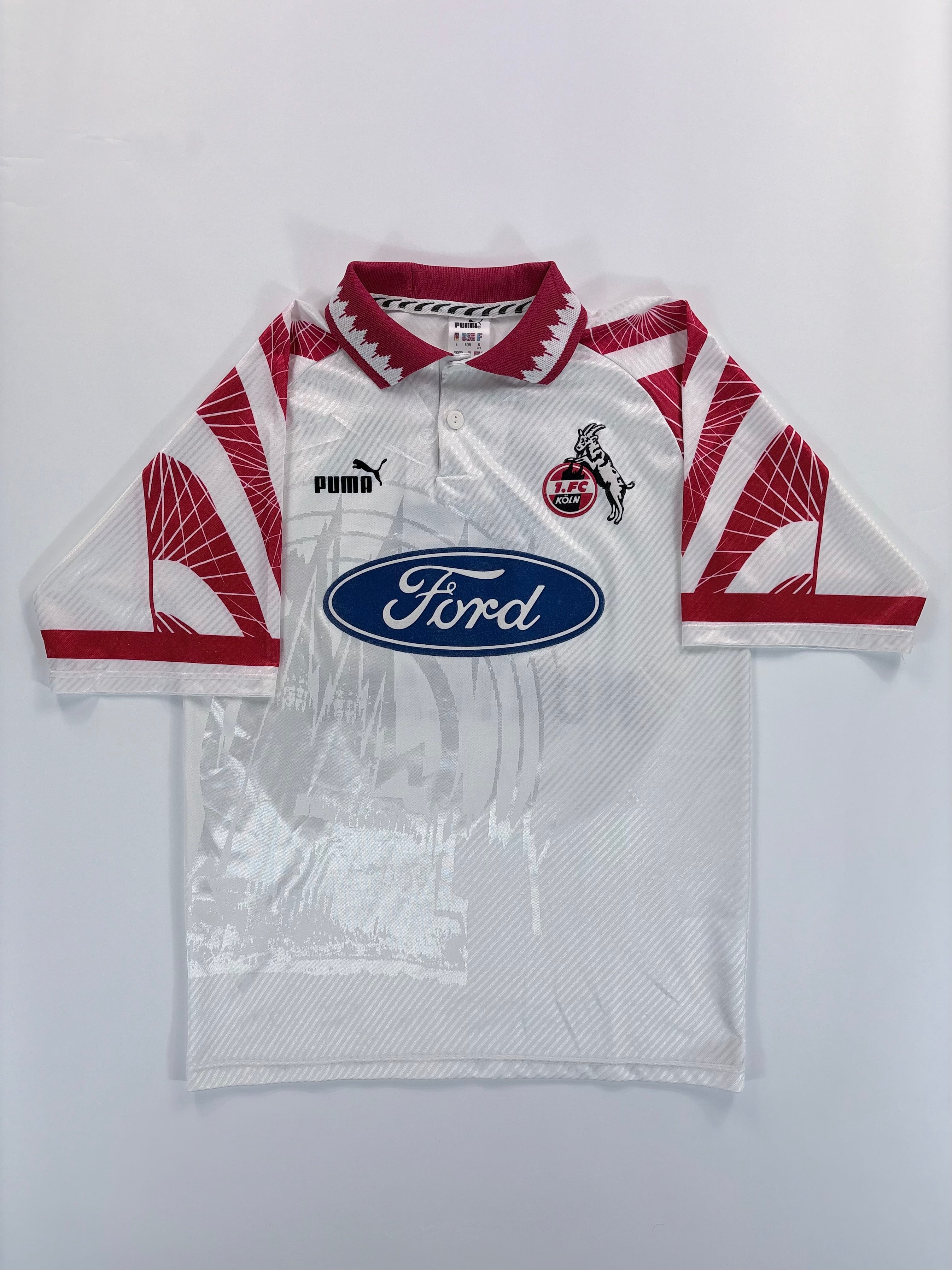 1. FC Köln Heimtrikot 1996/1997 - #8 Munteanu - S