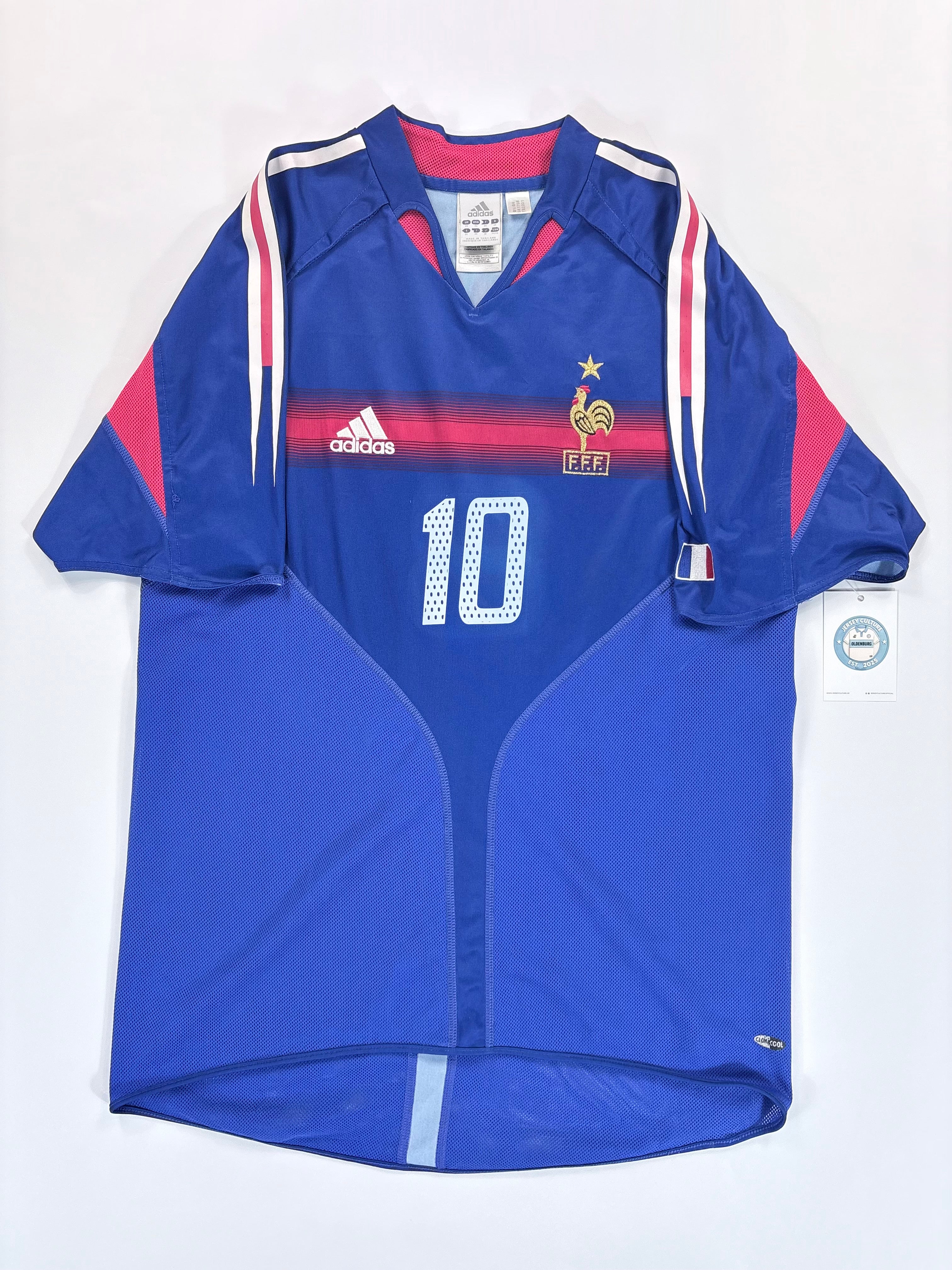 Frankreich Heimtrikot EM 2004 - #10 Zidane - M