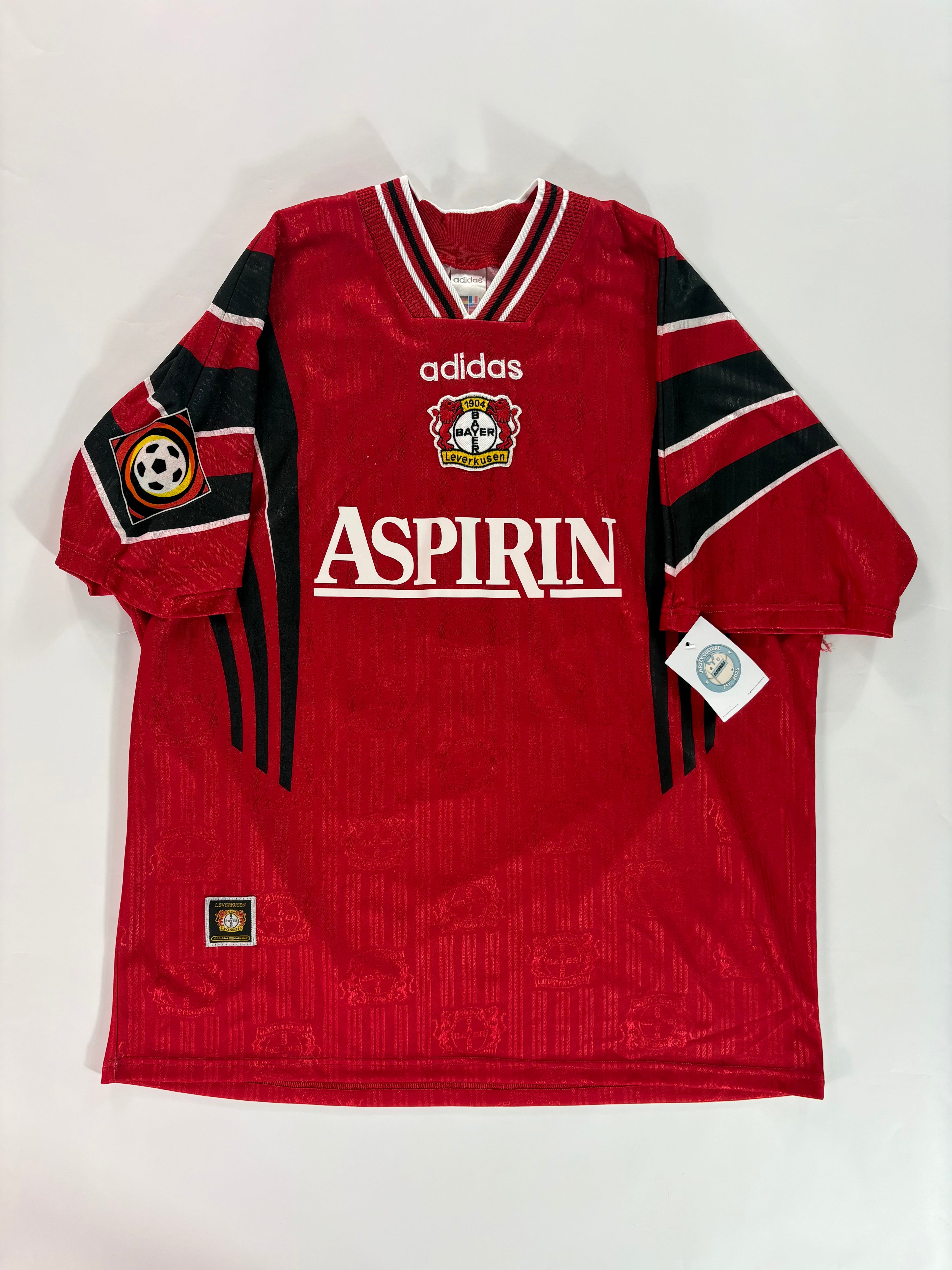 Bayer 04 Leverkusen Heimtrikot 1997/1998 - #7 Kovac - XL - Matchworn