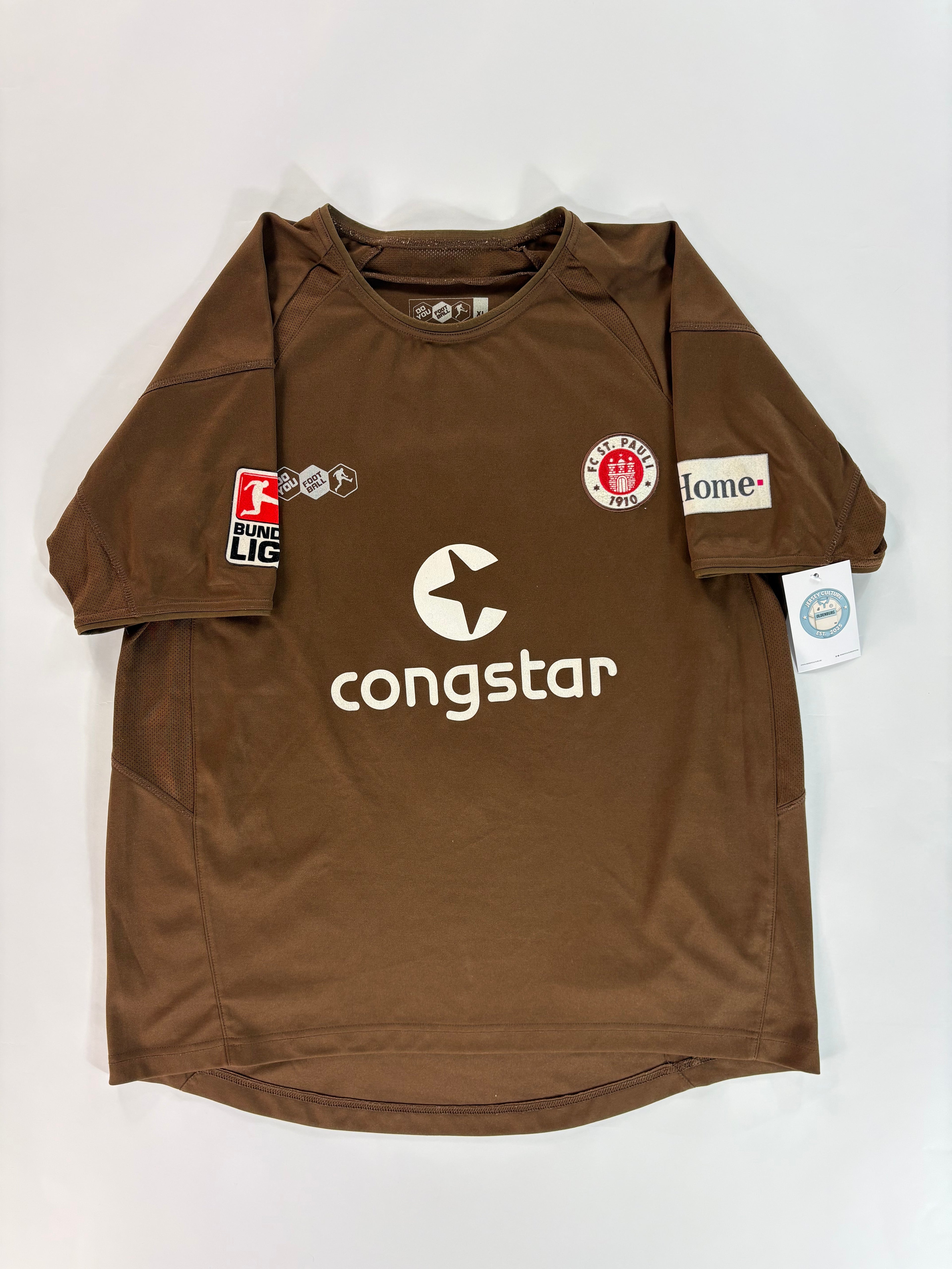 St. Pauli Heimtrikot 2007/2008 - #5 Brunnemann - XL - Matchworn