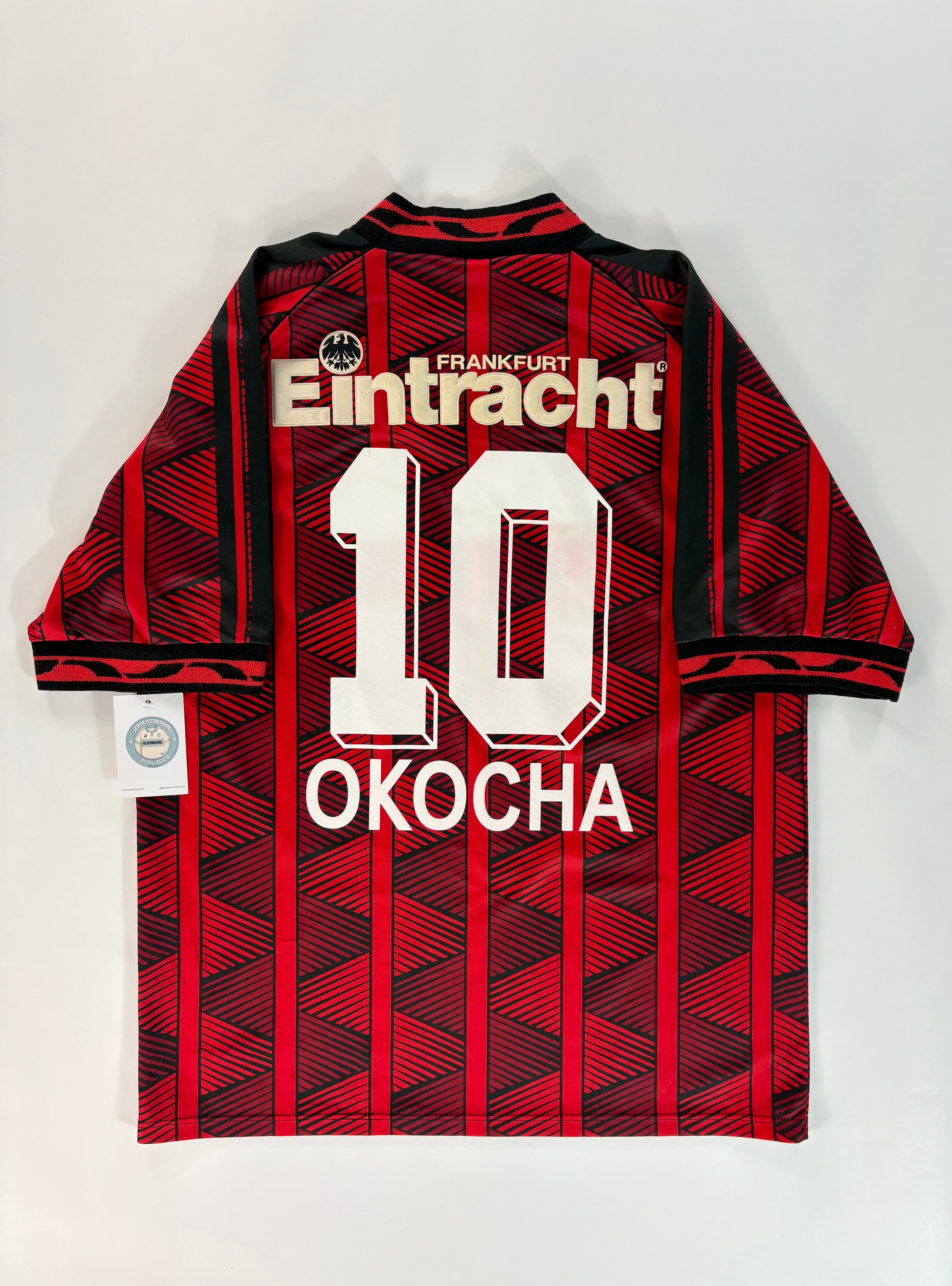 Eintracht Frankfurt Heimtrikot 1995/1996 - #10 Okocha - L