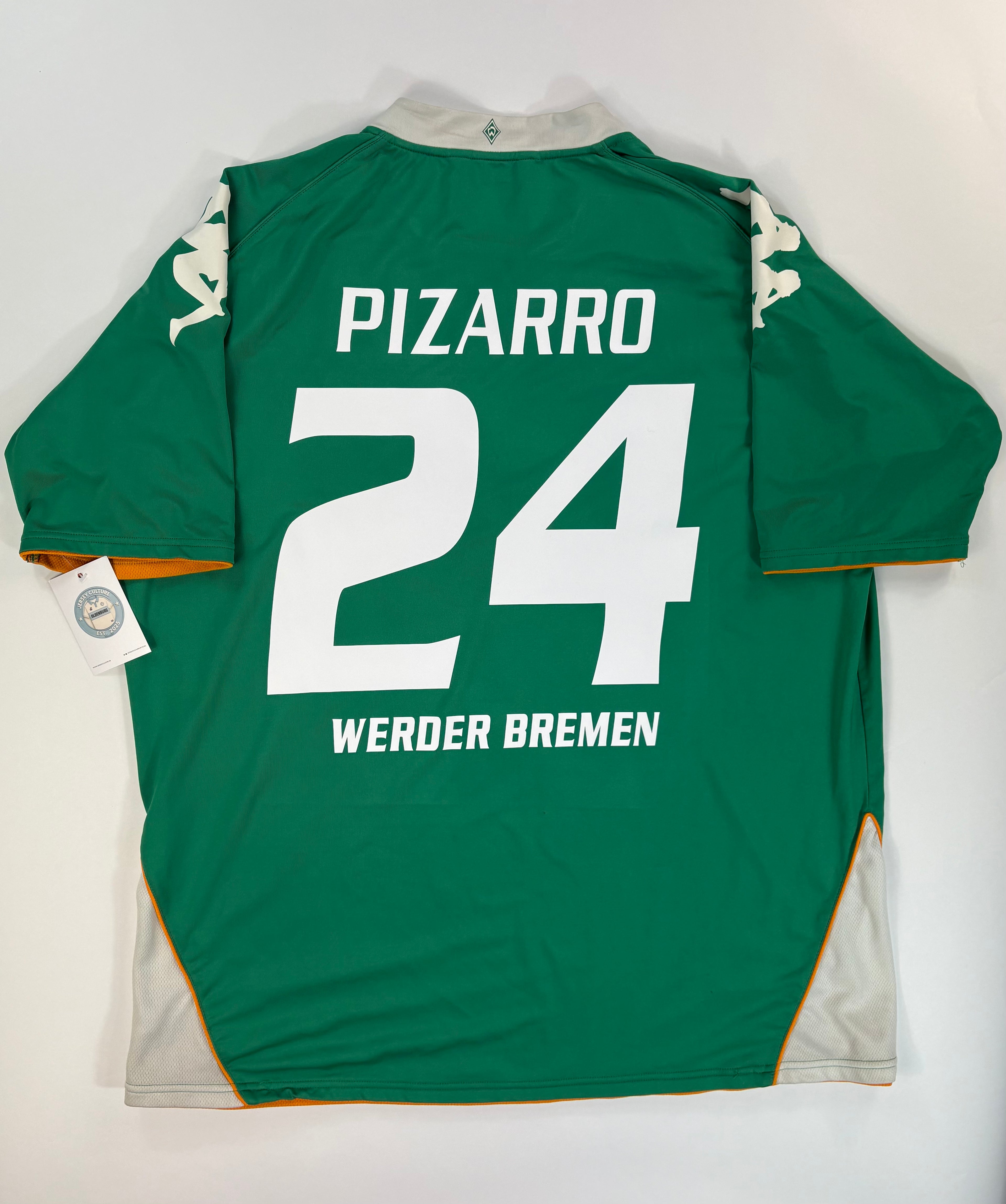 Werder Bremen Auswärtstrikot 2008/2009 - #24 Pizarro - XXXL
