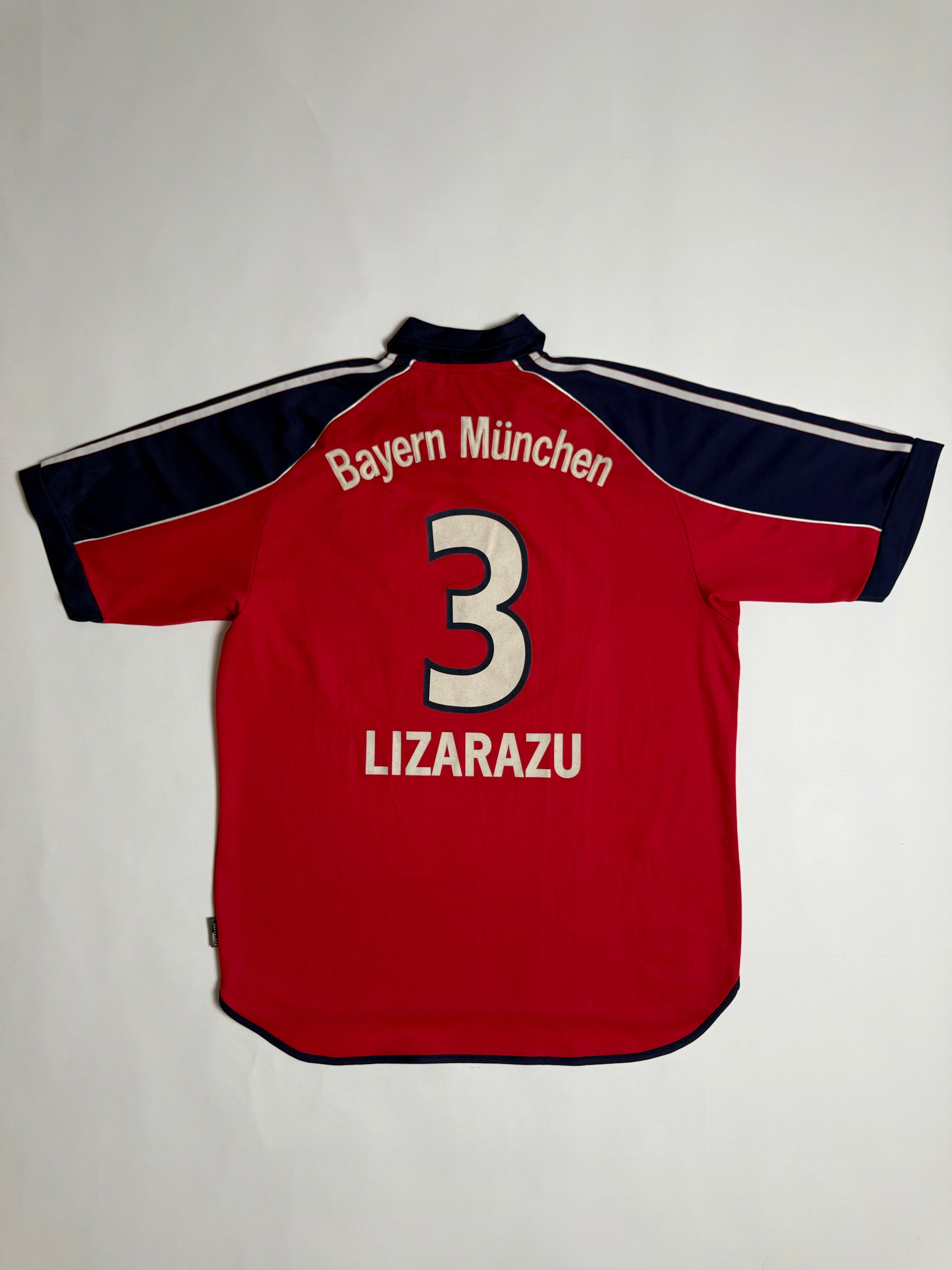 Bayern München Heimtrikot 00/01 - #3 Lizarazu - L
