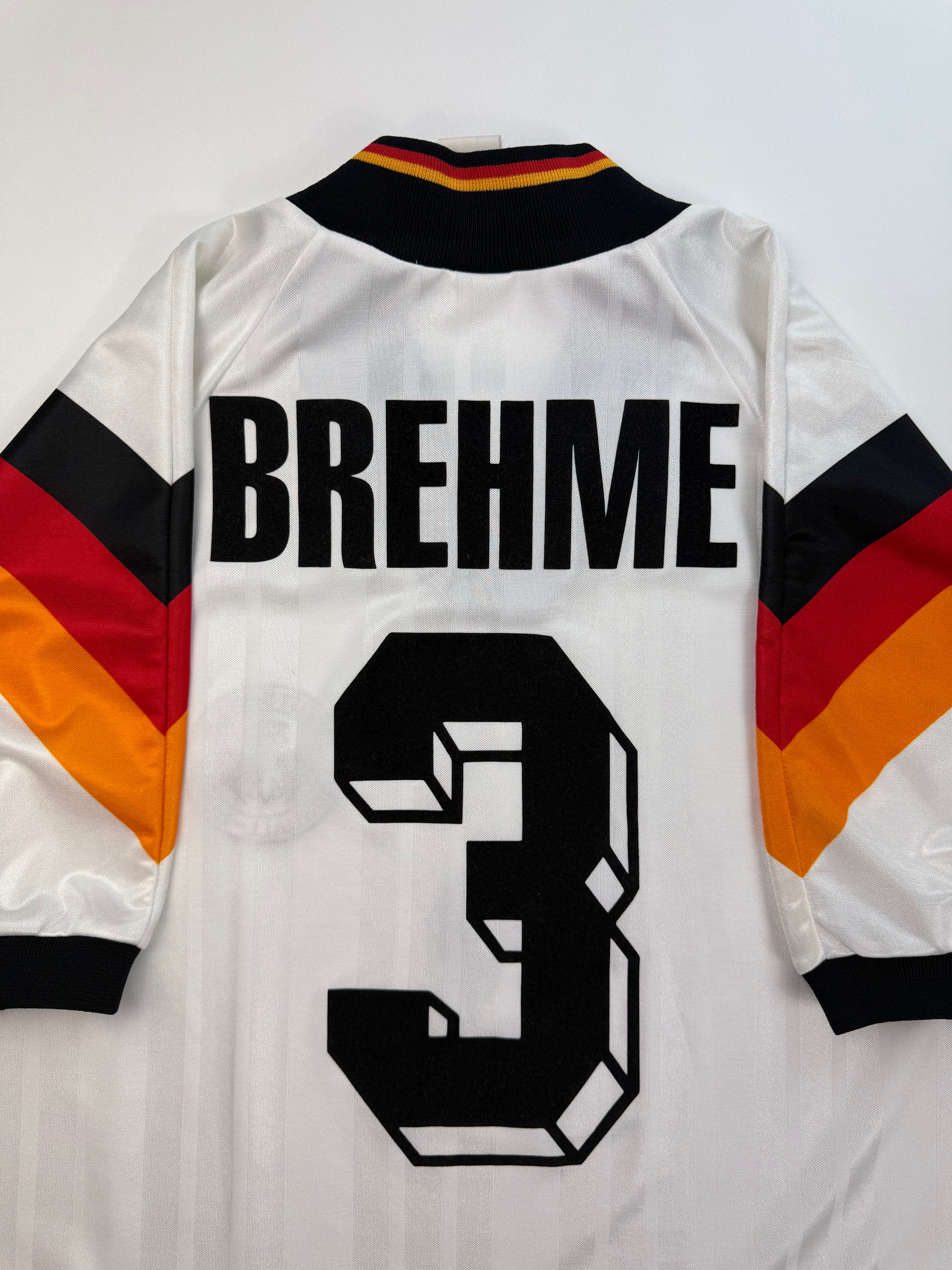 Deutschland Heimtrikot EM 1992 - #3 Brehme - L