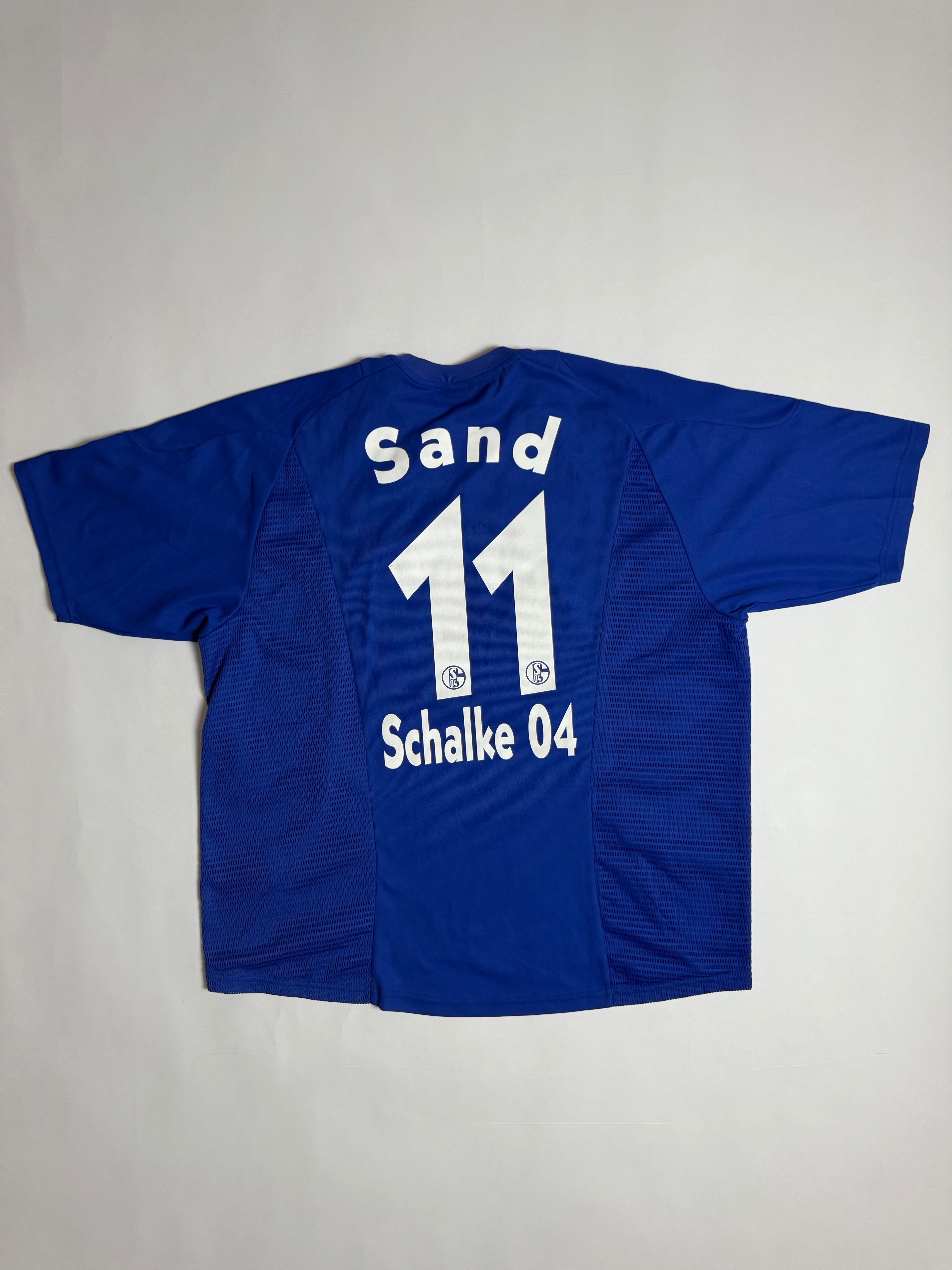 Schalke 04 Heimtrikot 02/03 - #11 Sand - XXL