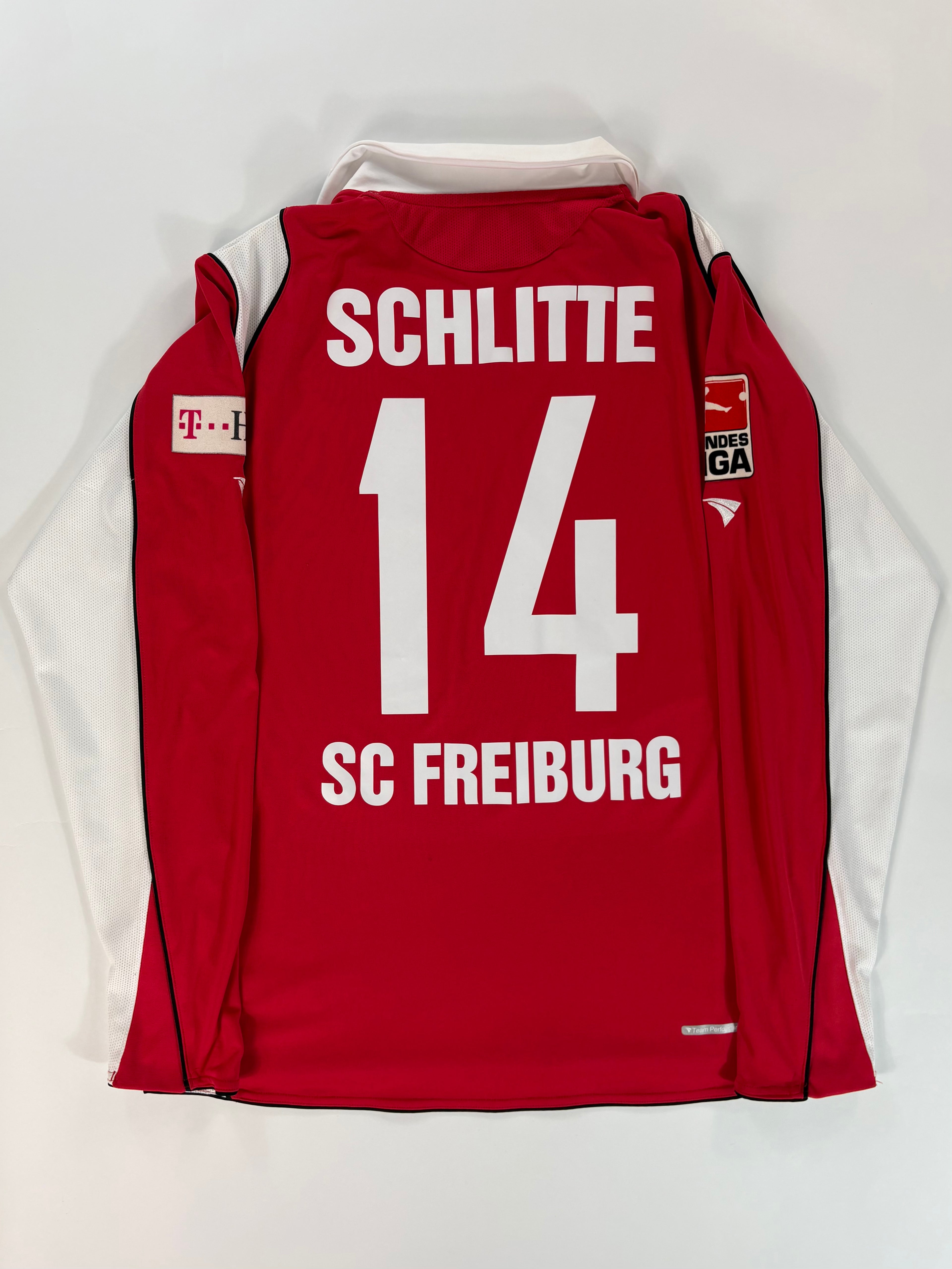 SC Freiburg Heimtrikot 2007/2008 - #14 Schlitte - XL - Matchprepared