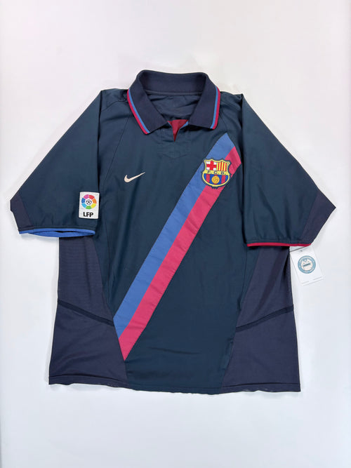 FC Barcelona Auswärtstrikot 2002/2003 - #10 Ronaldinho - L-XL