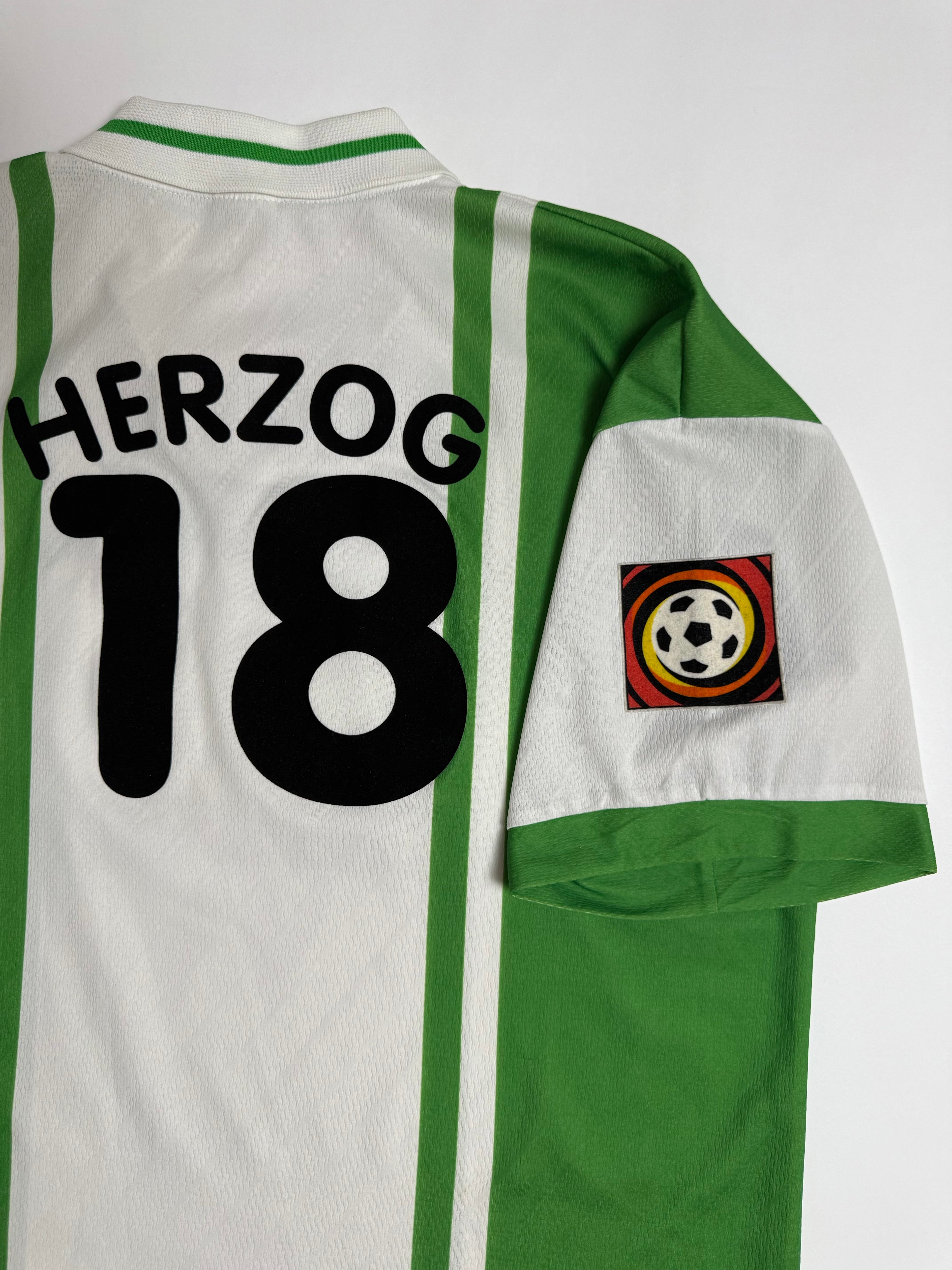 Werder Bremen Heimtrikot 96/97 - #18 Herzog - XL