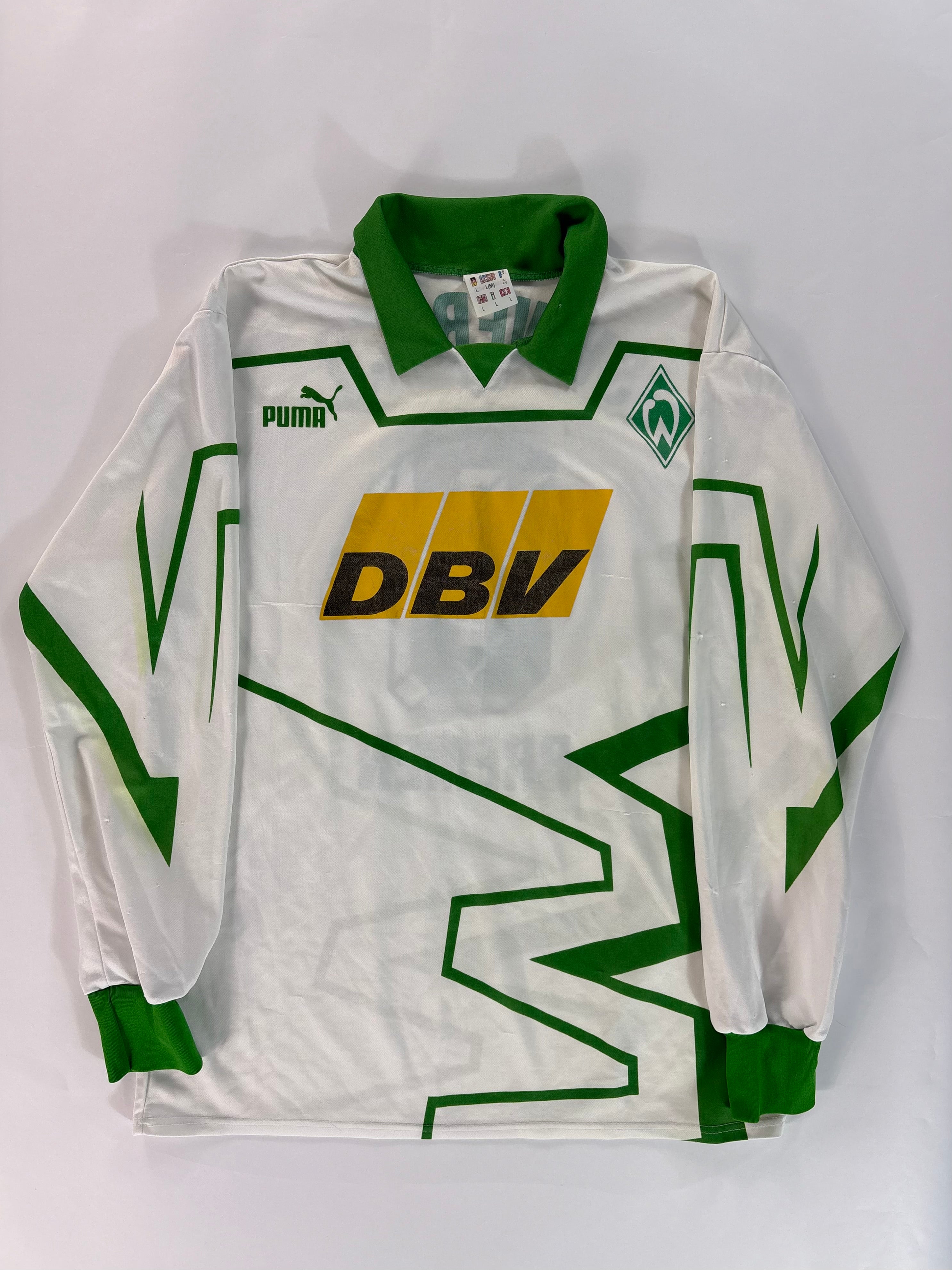 Werder Bremen Heimtrikot 1993/1994 - #9 Hobsch - L