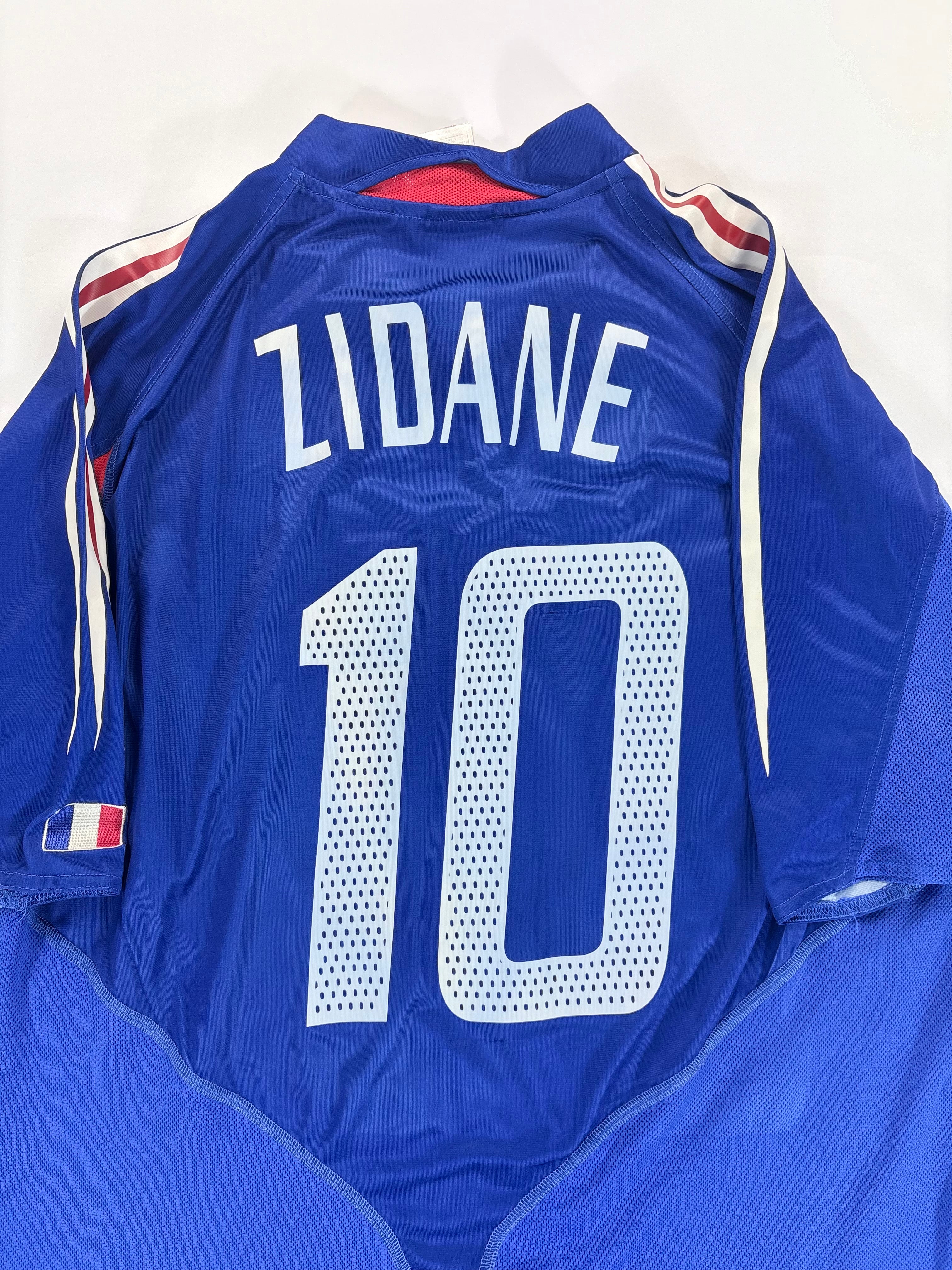 Frankreich Heimtrikot EM 2004 - #10 Zidane - XL