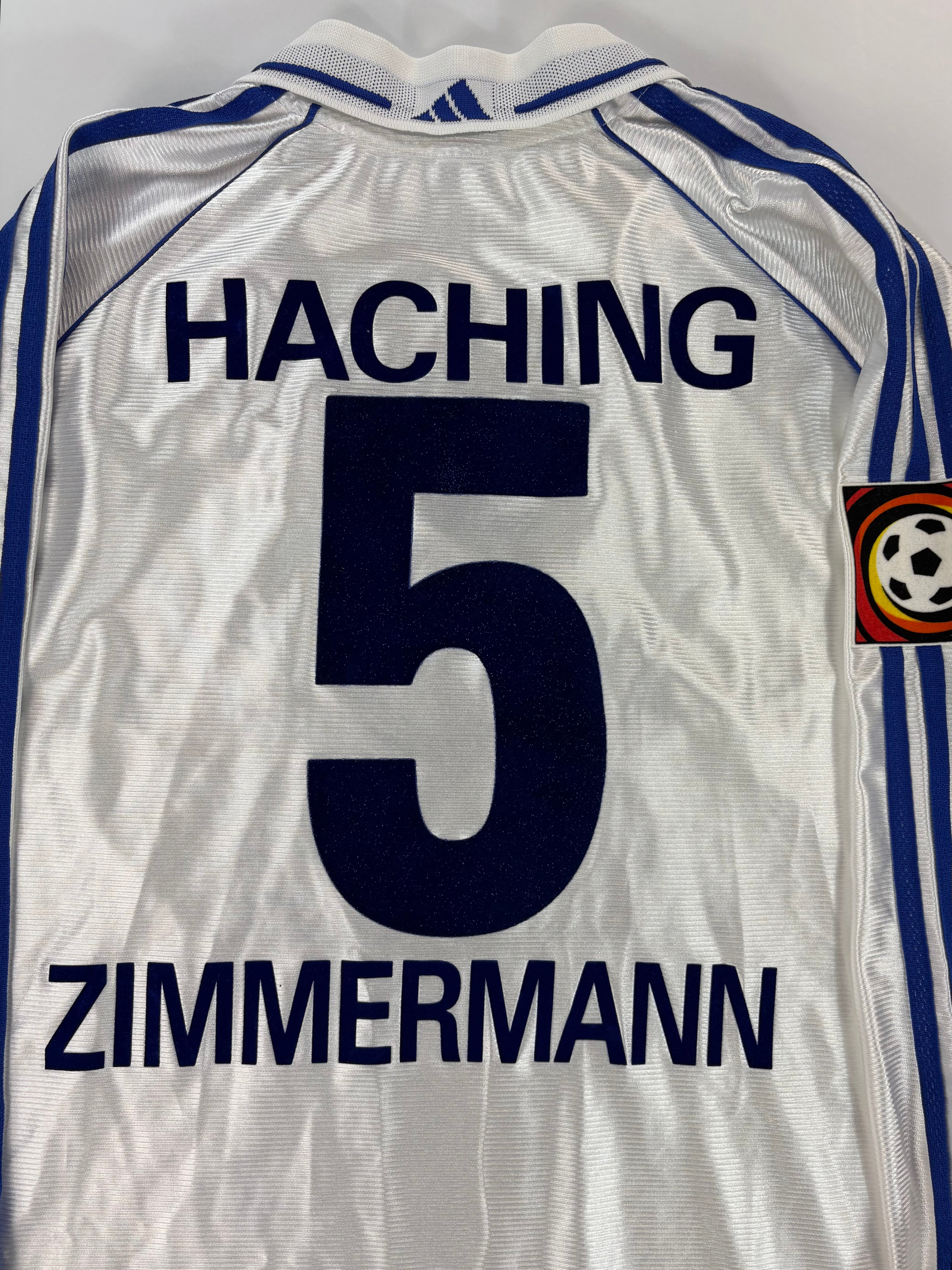 SpVgg Unterhaching Auswärtstrikot 1999/2000 - #5 Zimmermann - L - Matchworn