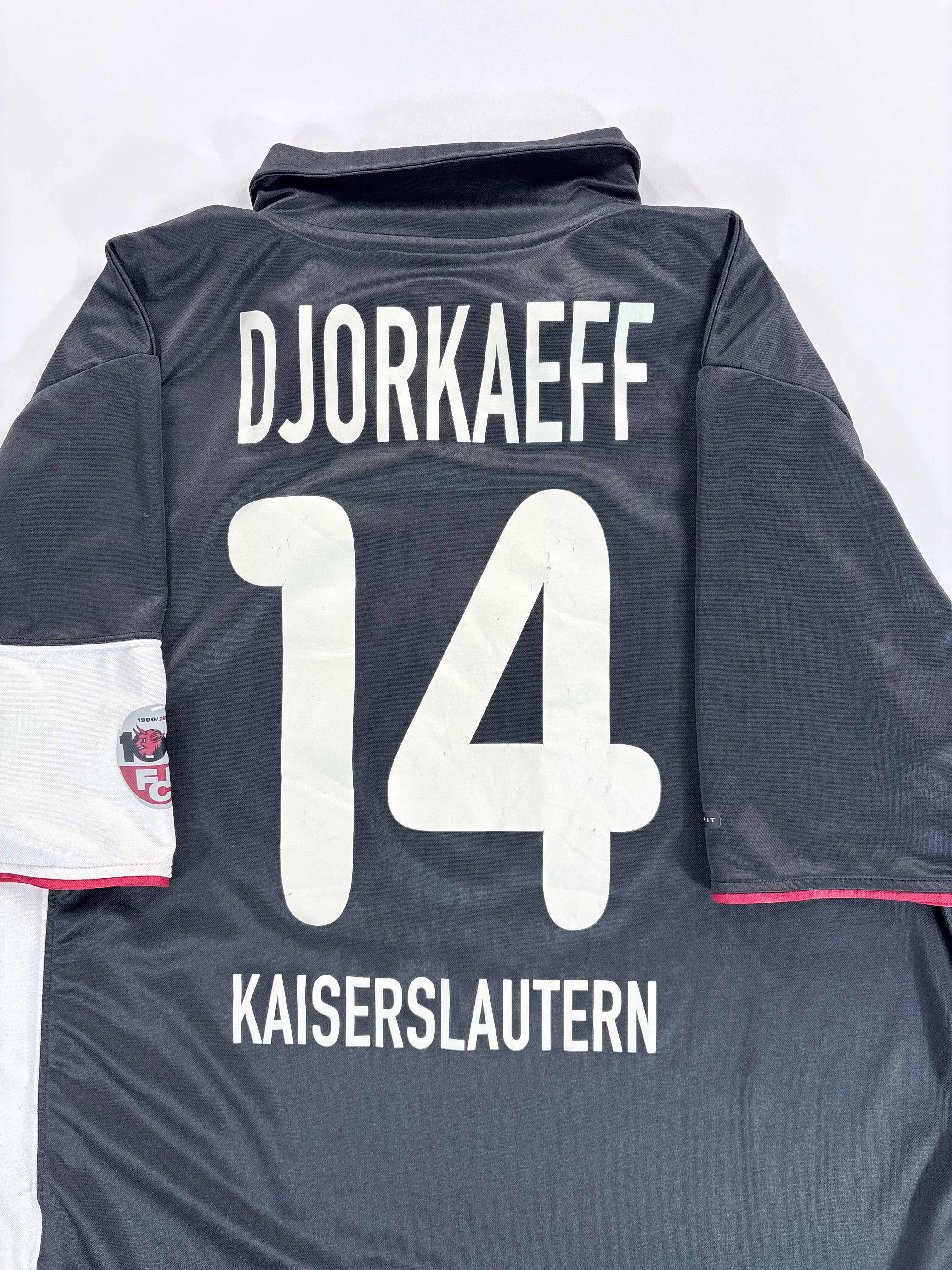 1. FC Kaiserslautern Auswärtstrikot 2000/2001 - #14 Djorkaeff - XL
