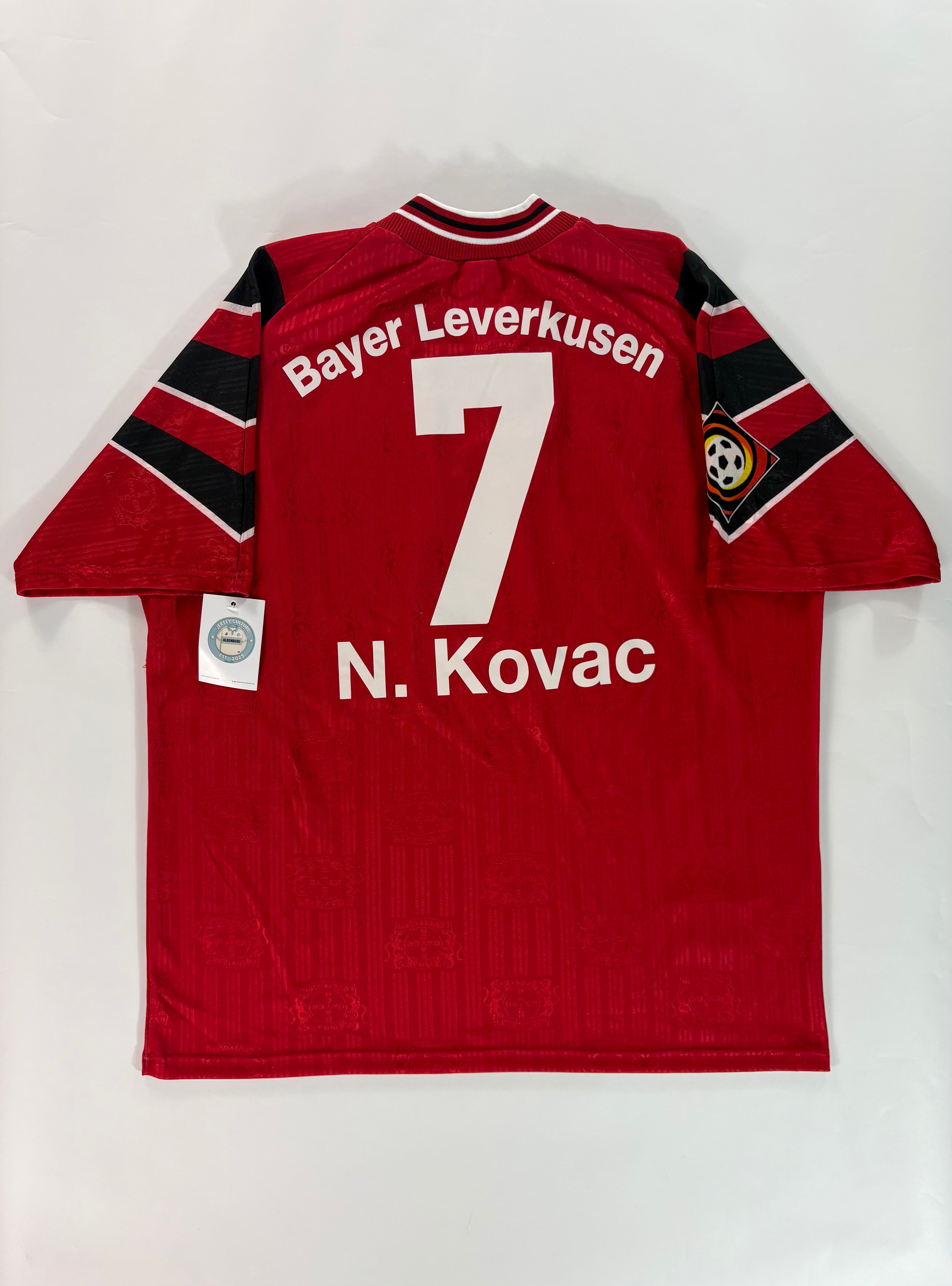 Bayer 04 Leverkusen Heimtrikot 1997/1998 - #7 Kovac - XL - Matchworn