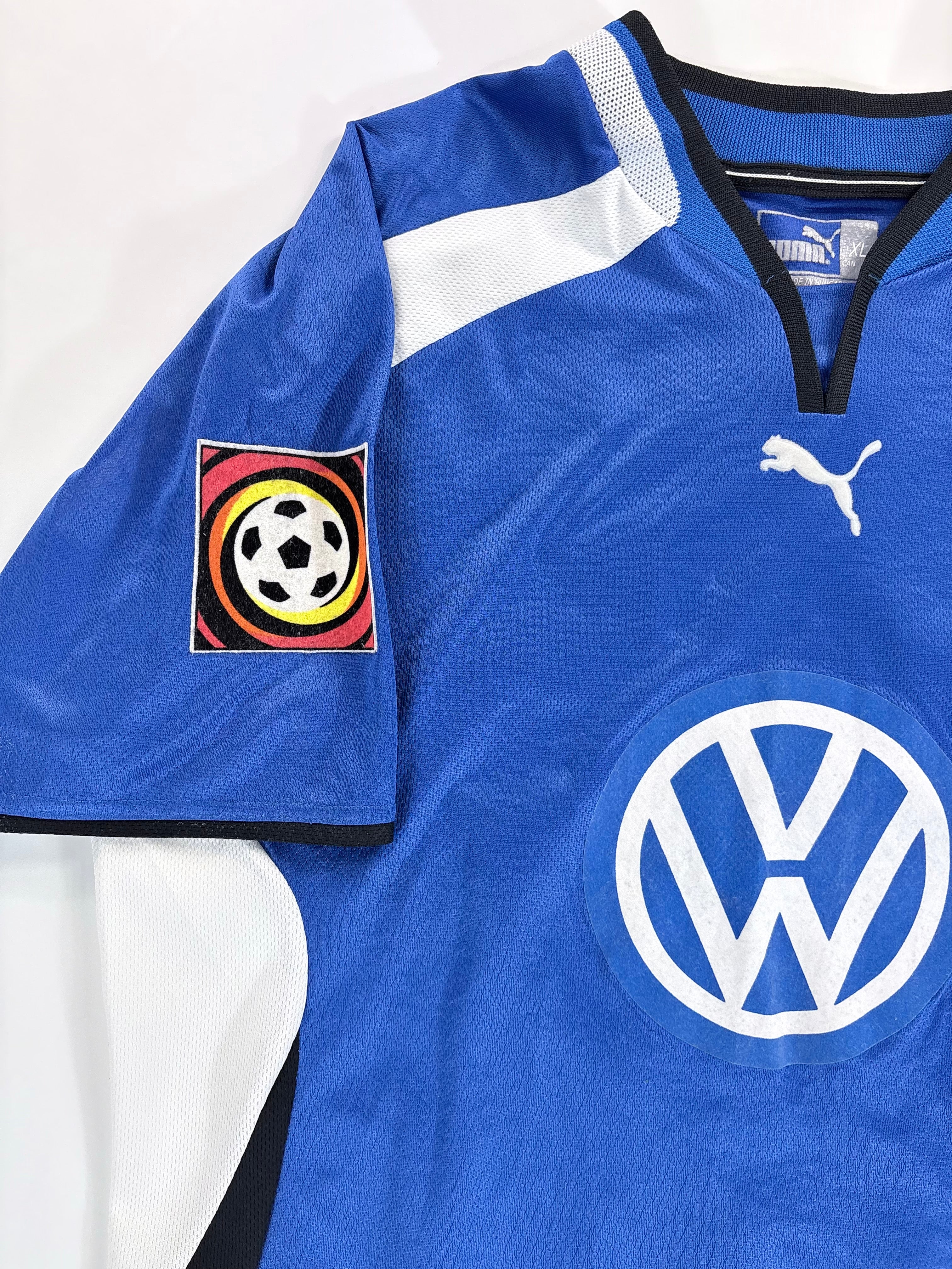 VfL Wolfsburg Heimtrikot 2000/2001 - #19 Akpoborie - XL - Spielertrikot