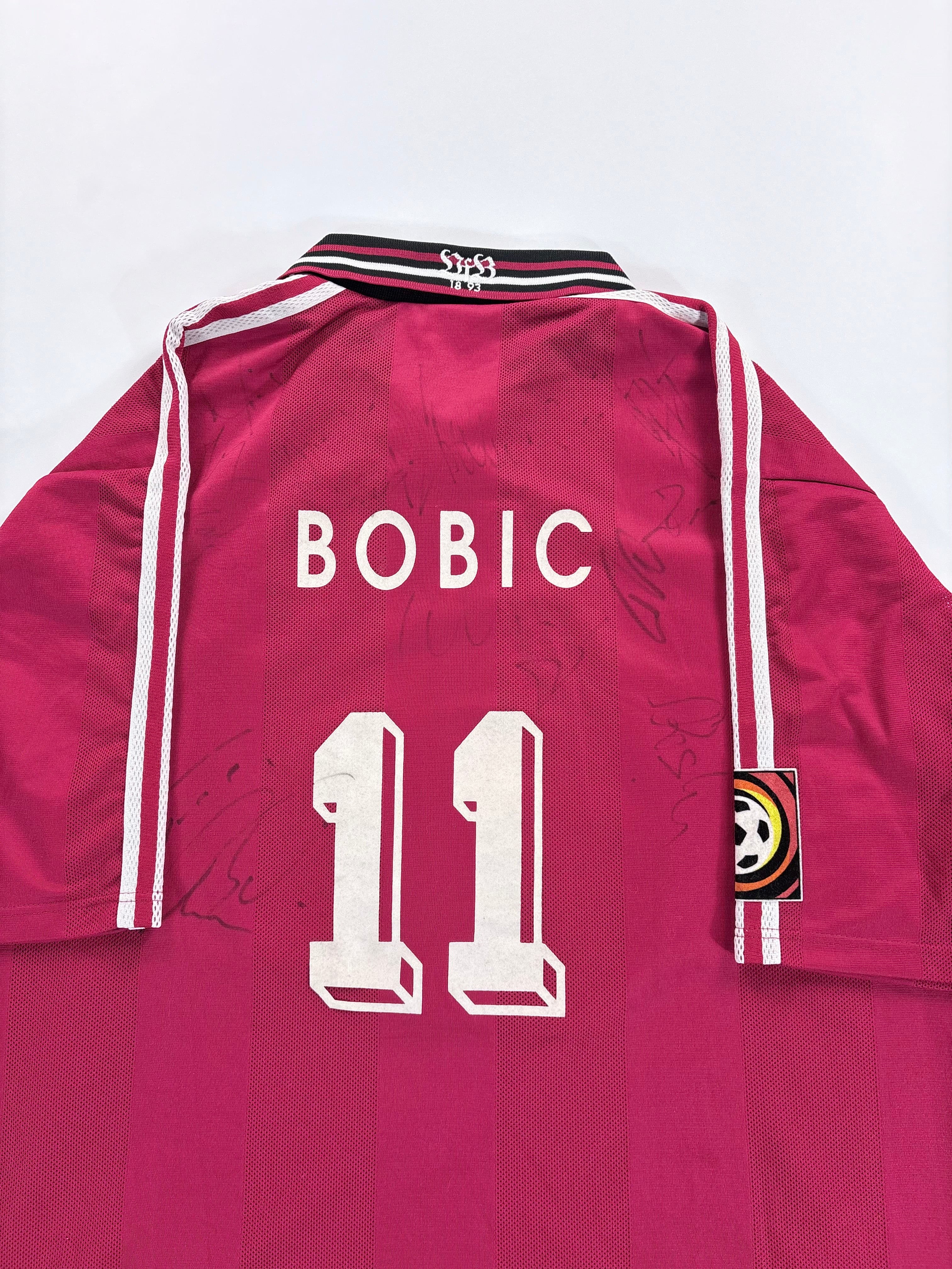 VfB Stuttgart Auswärtstrikot 1996/1997 - #11 Bobic - XXL