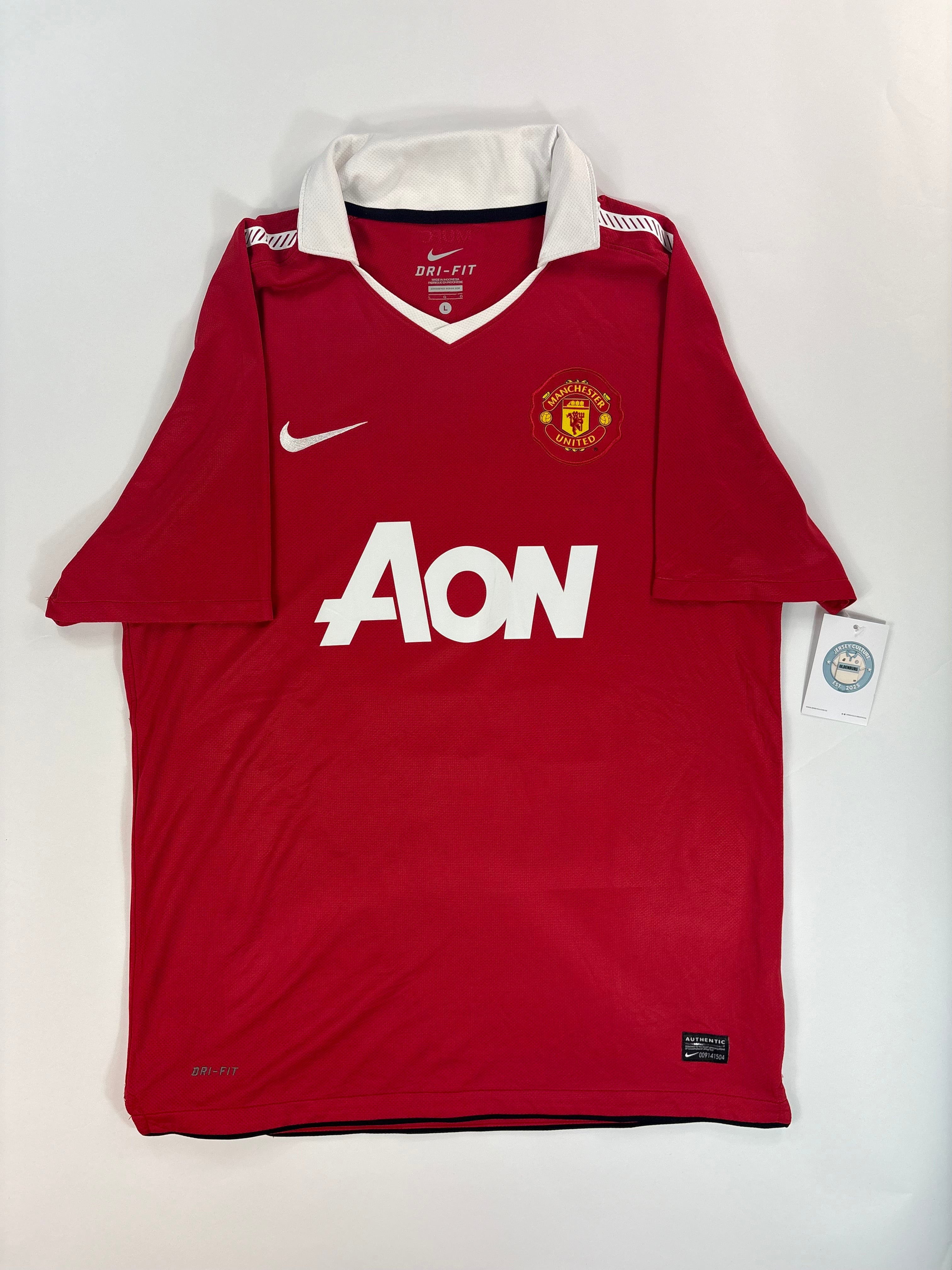 Manchester United Heimtrikot 2010/2011 - #15 Vidic - L