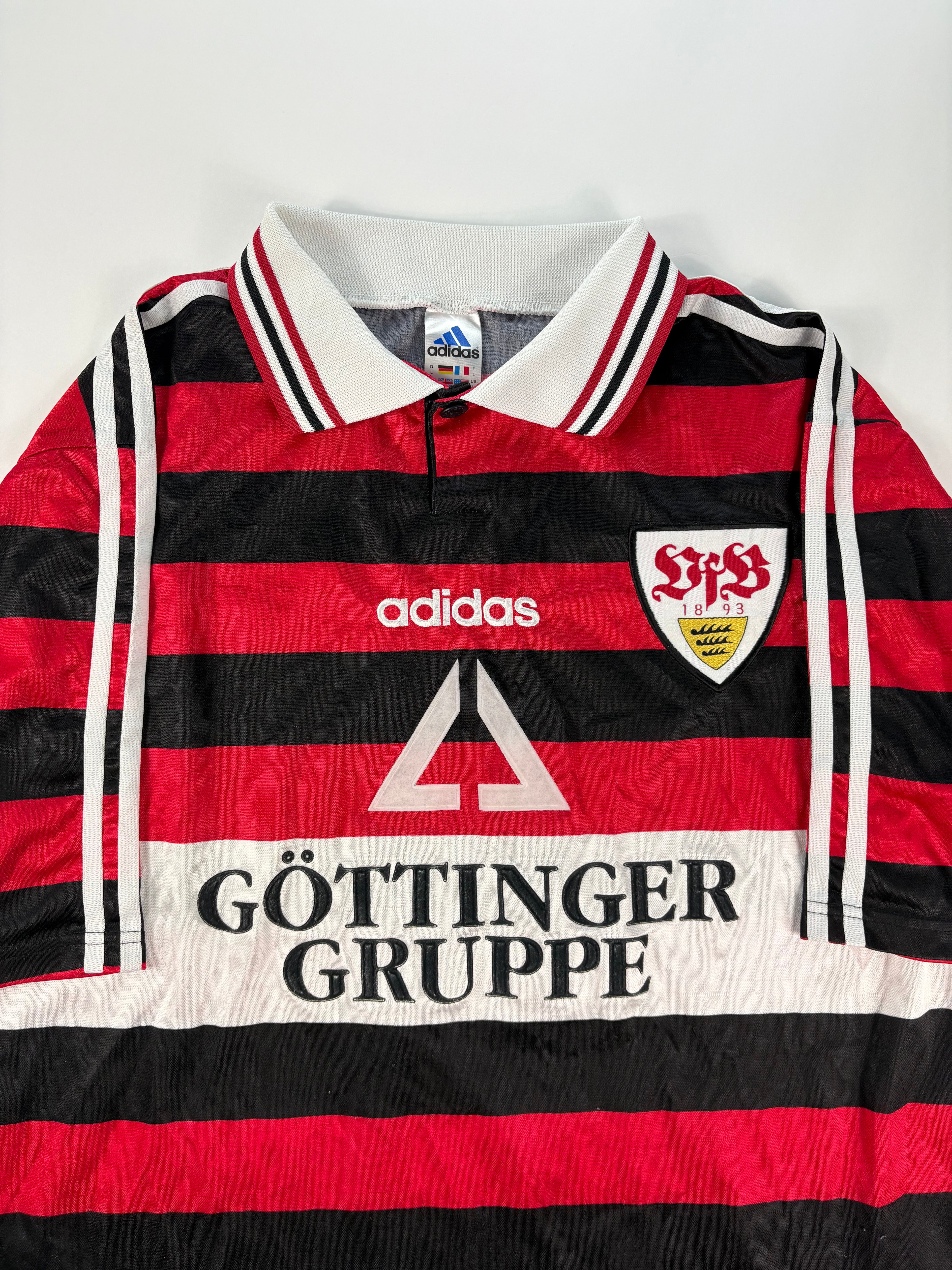 VfB Stuttgart Auswärtstrikot 1997/1998 - #10 Balakov - L