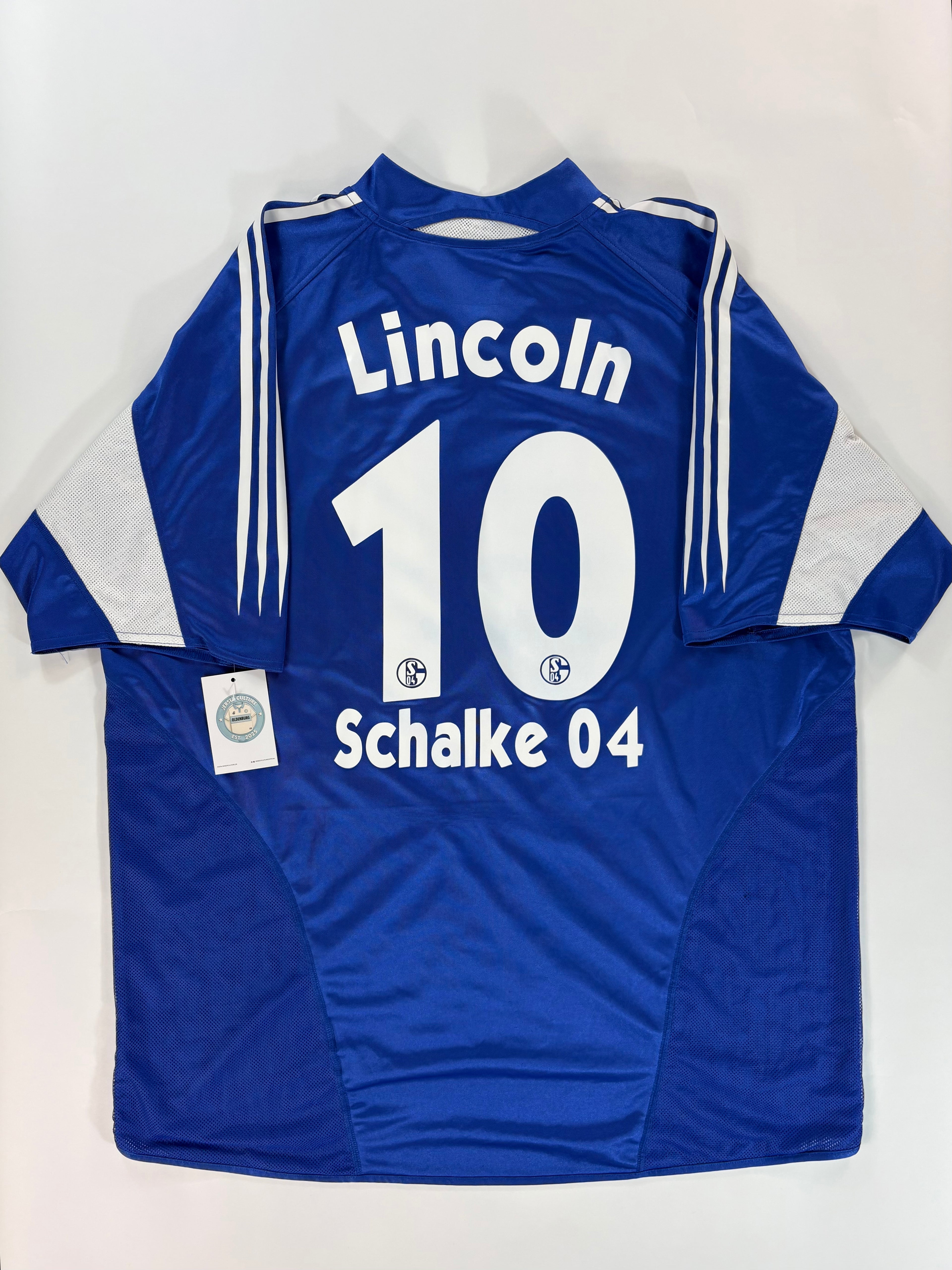 Schalke 04 Heimtrikot 2004/2005 - #10 Lincoln - XXL