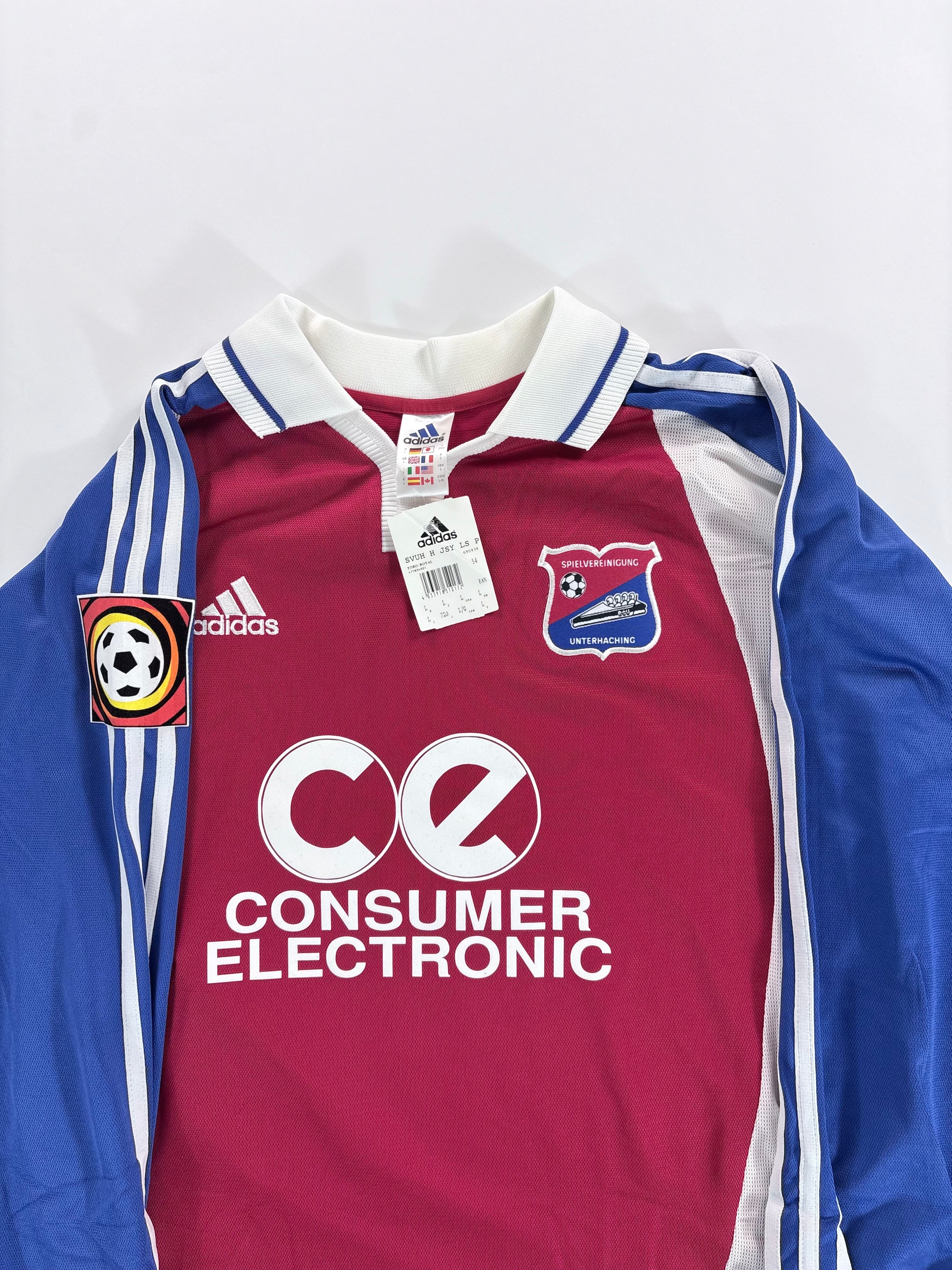 SpVgg Unterhaching Heimtrikot 2000/2001 - #26 Breitenreiter - L - Mit Etikett
