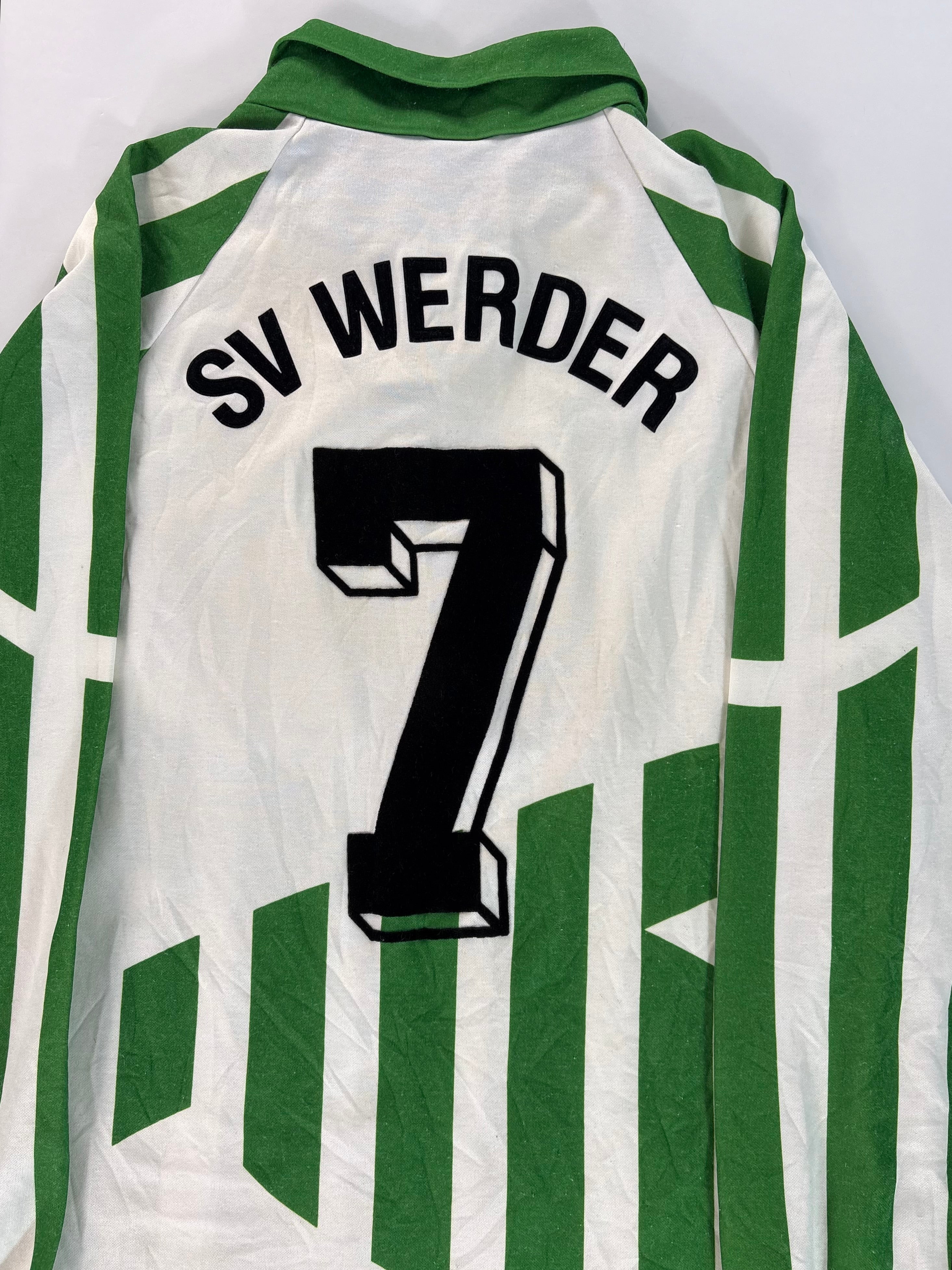 Werder Bremen Heimtrikot 1994/1995 - #7 Basler - L - Spielertrikot