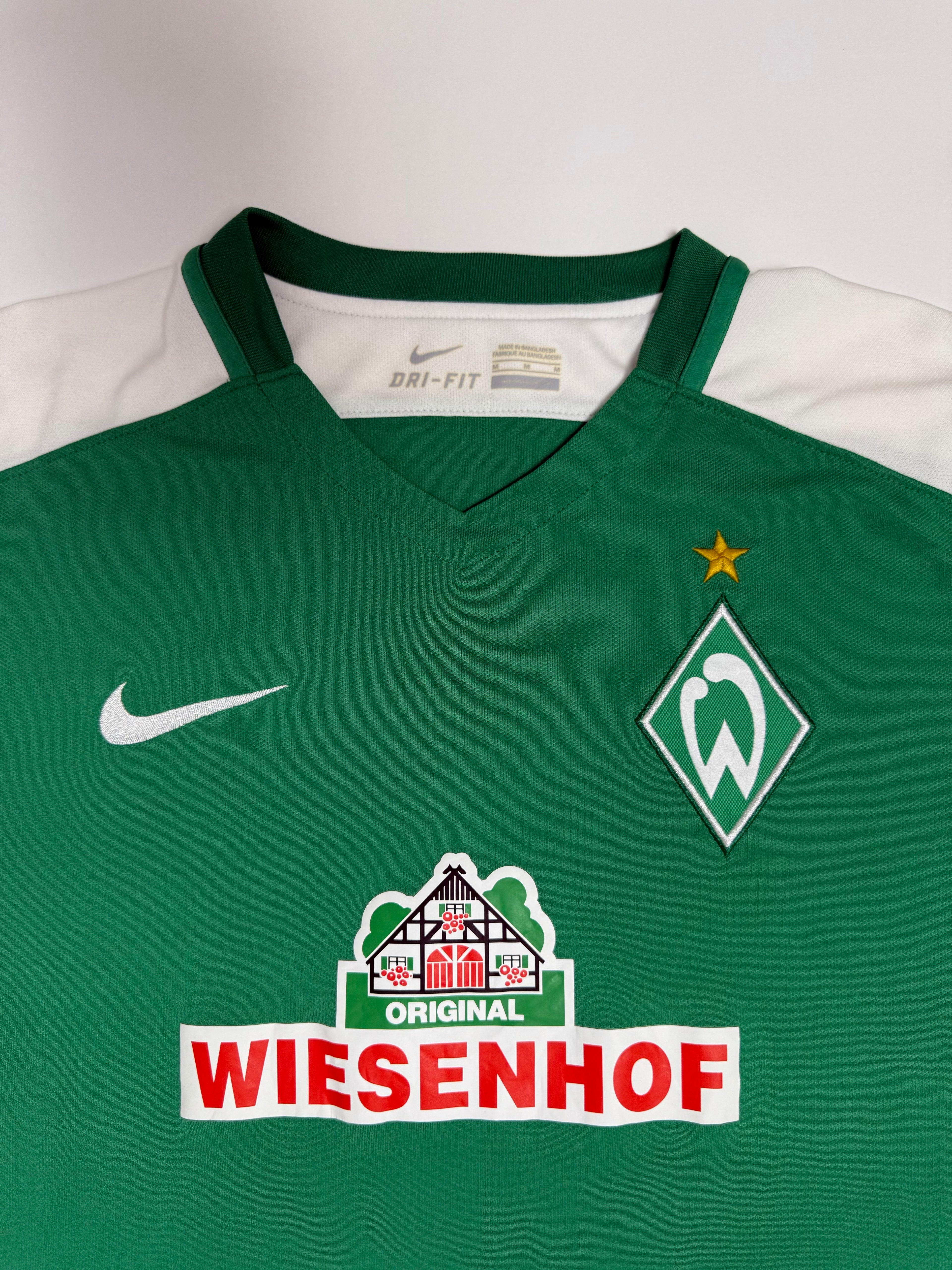 Werder Bremen Heimtrikot 15/16 - #14 Pizarro - M