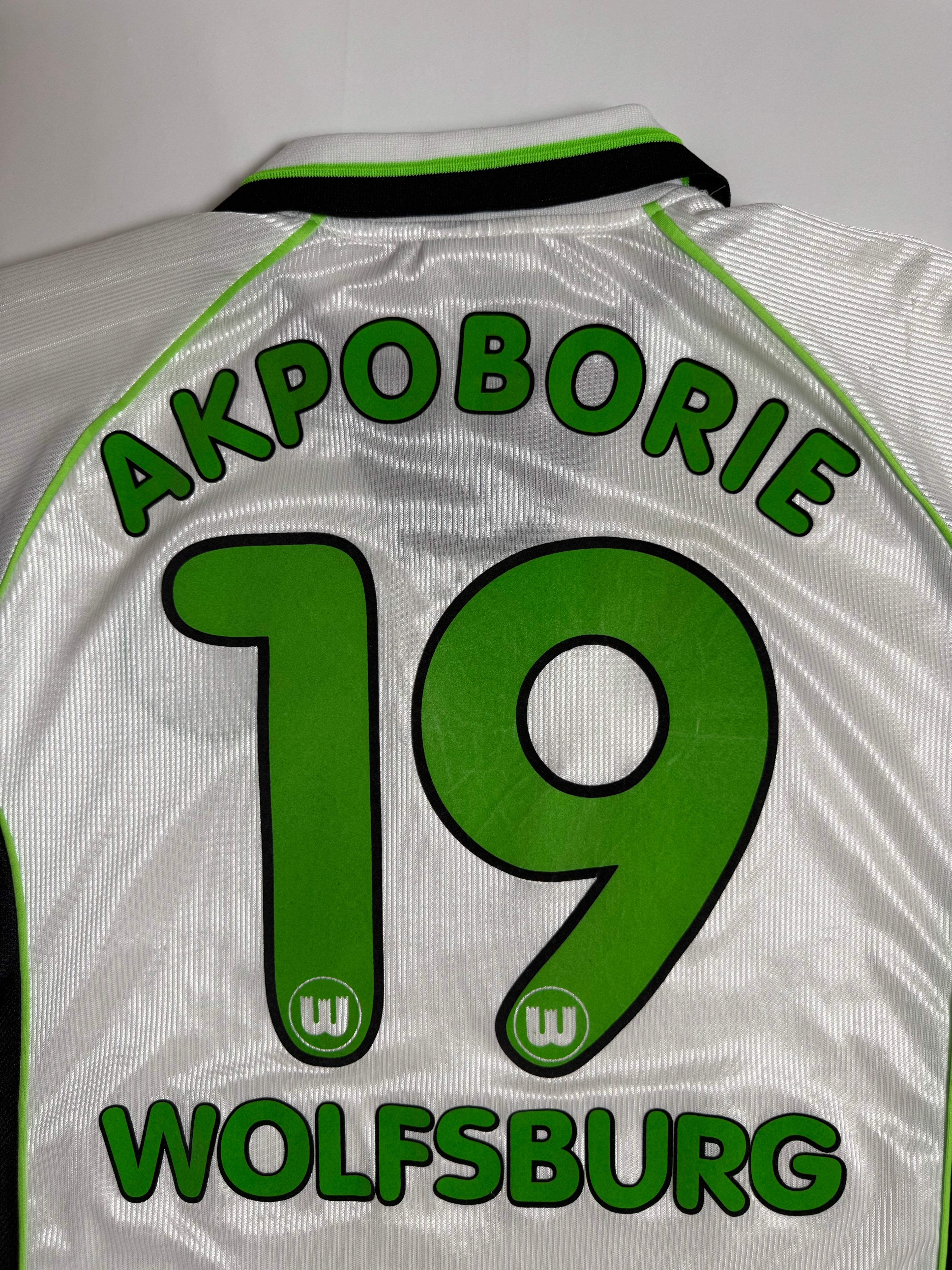 VfL Wolfsburg Heimtrikot 99/00 - #19 Akpoborie - XXL