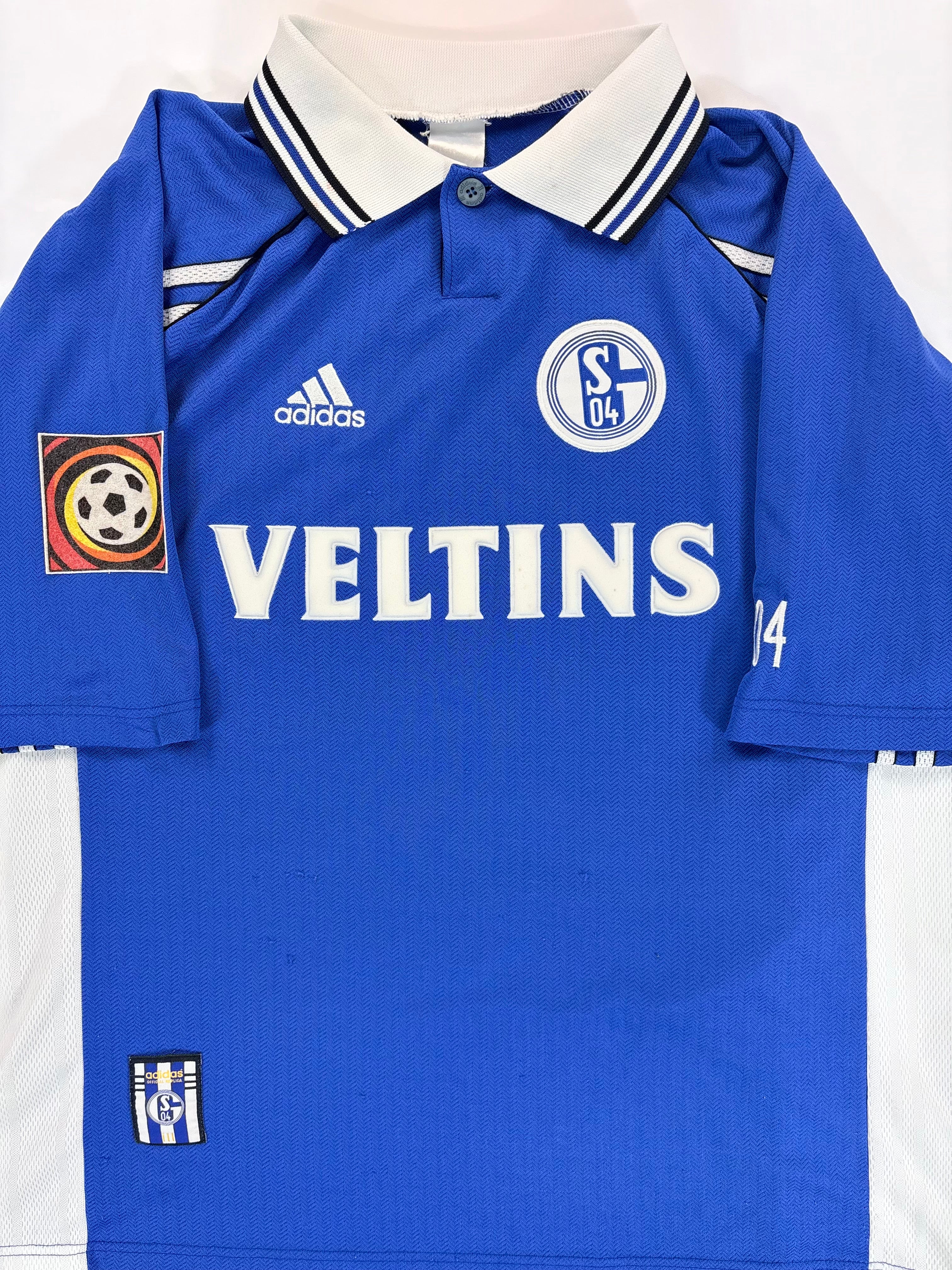 Schalke 04 Heimtrikot 1998/1999 - #3 Latal - XL-XXL