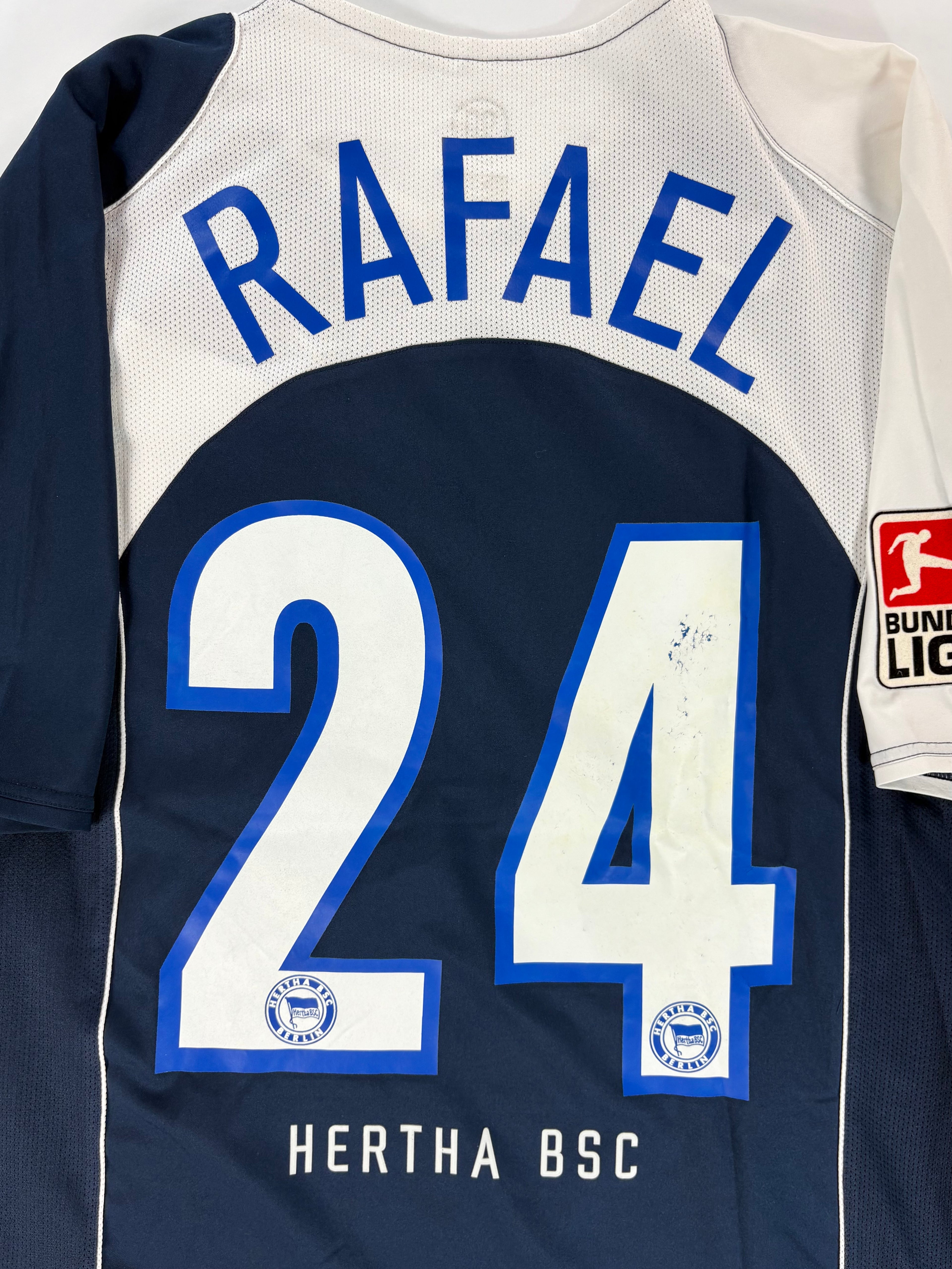 Hertha BSC Auswärtstrikot 2004/2005 - #24 Rafael - L