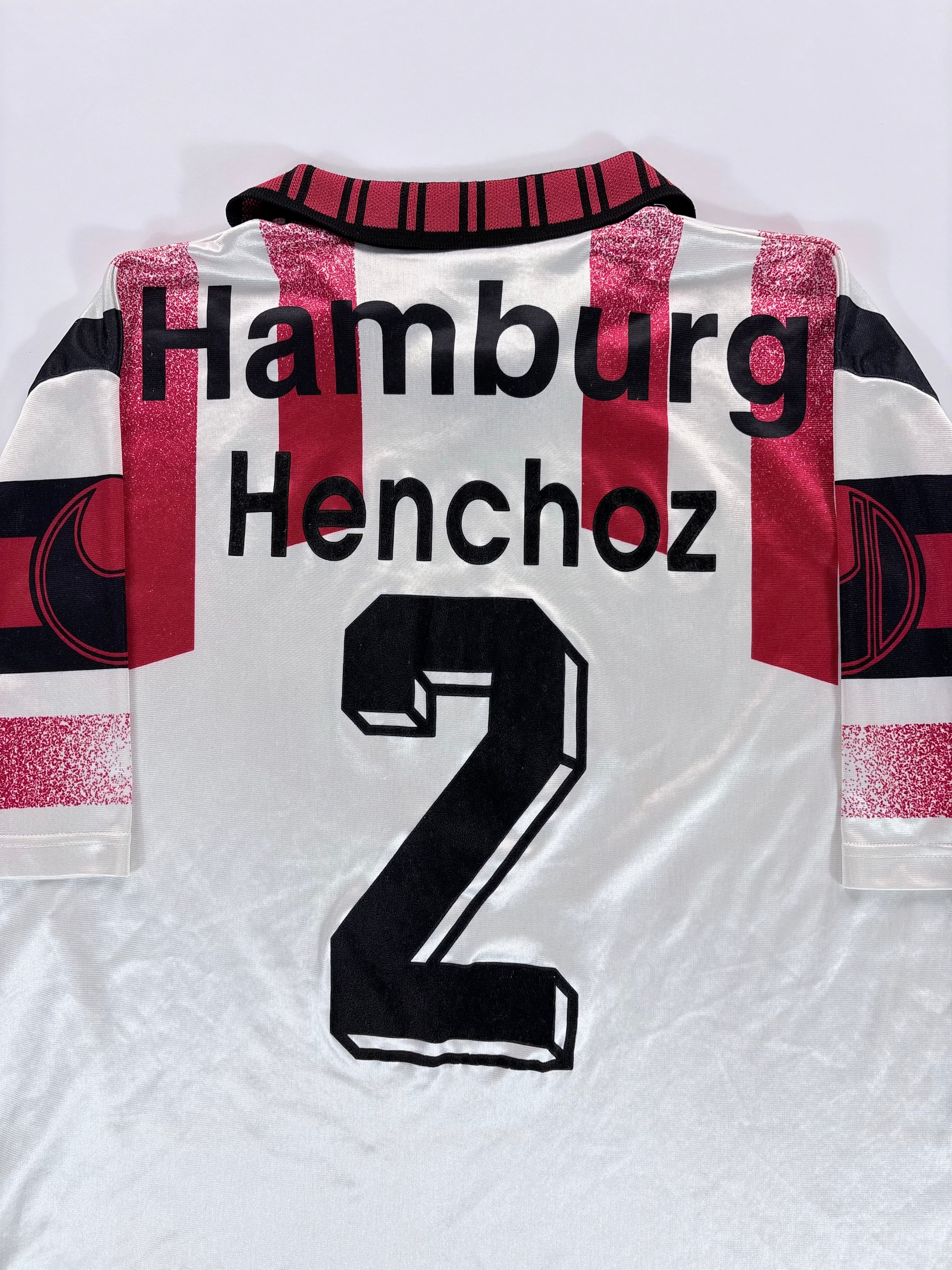 Hamburger SV Heimtrikot 1995/1996 - #2 Henchoz - XL - Matchworn