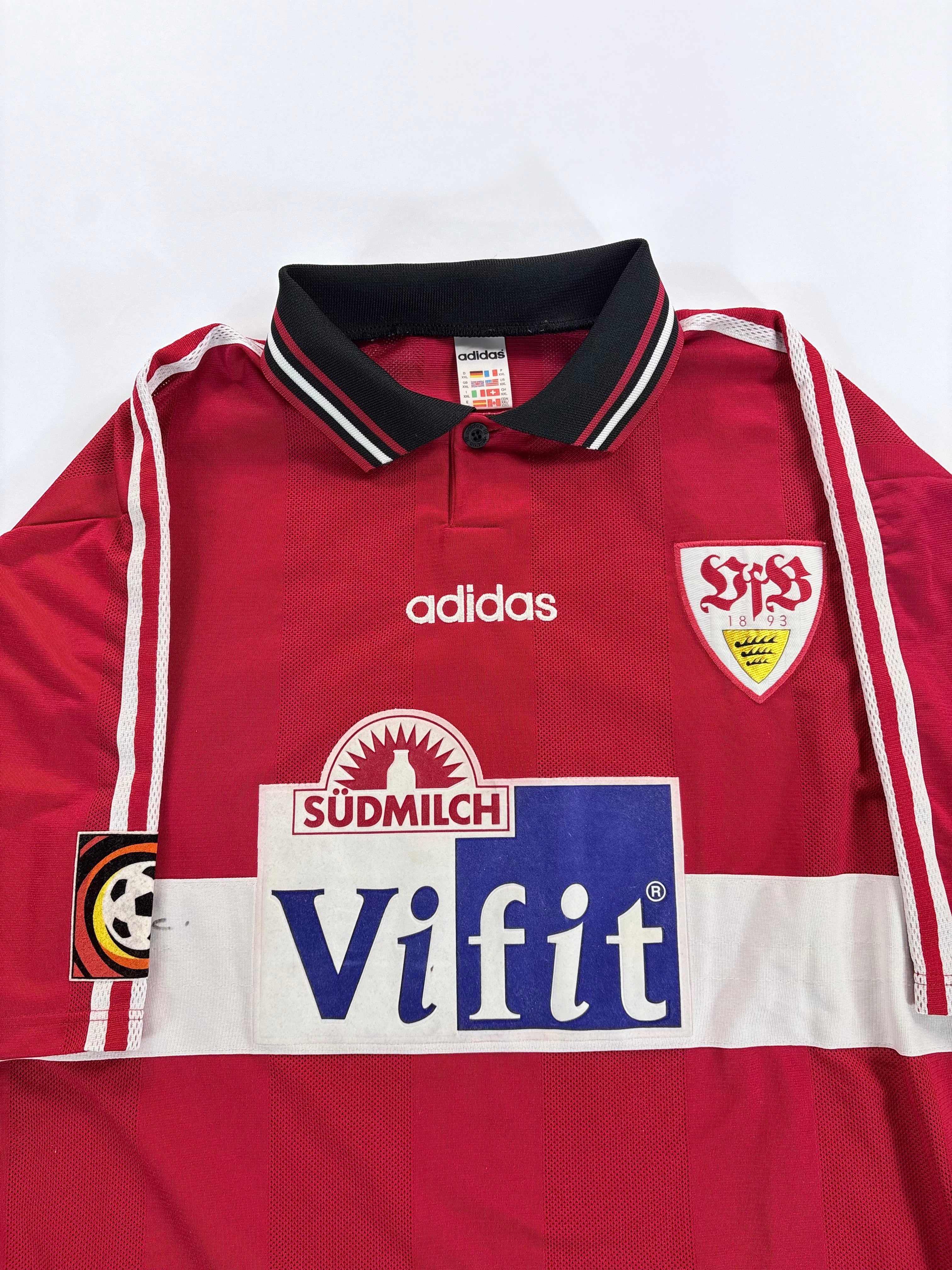 VfB Stuttgart Auswärtstrikot 1996/1997 - #11 Bobic - XXL