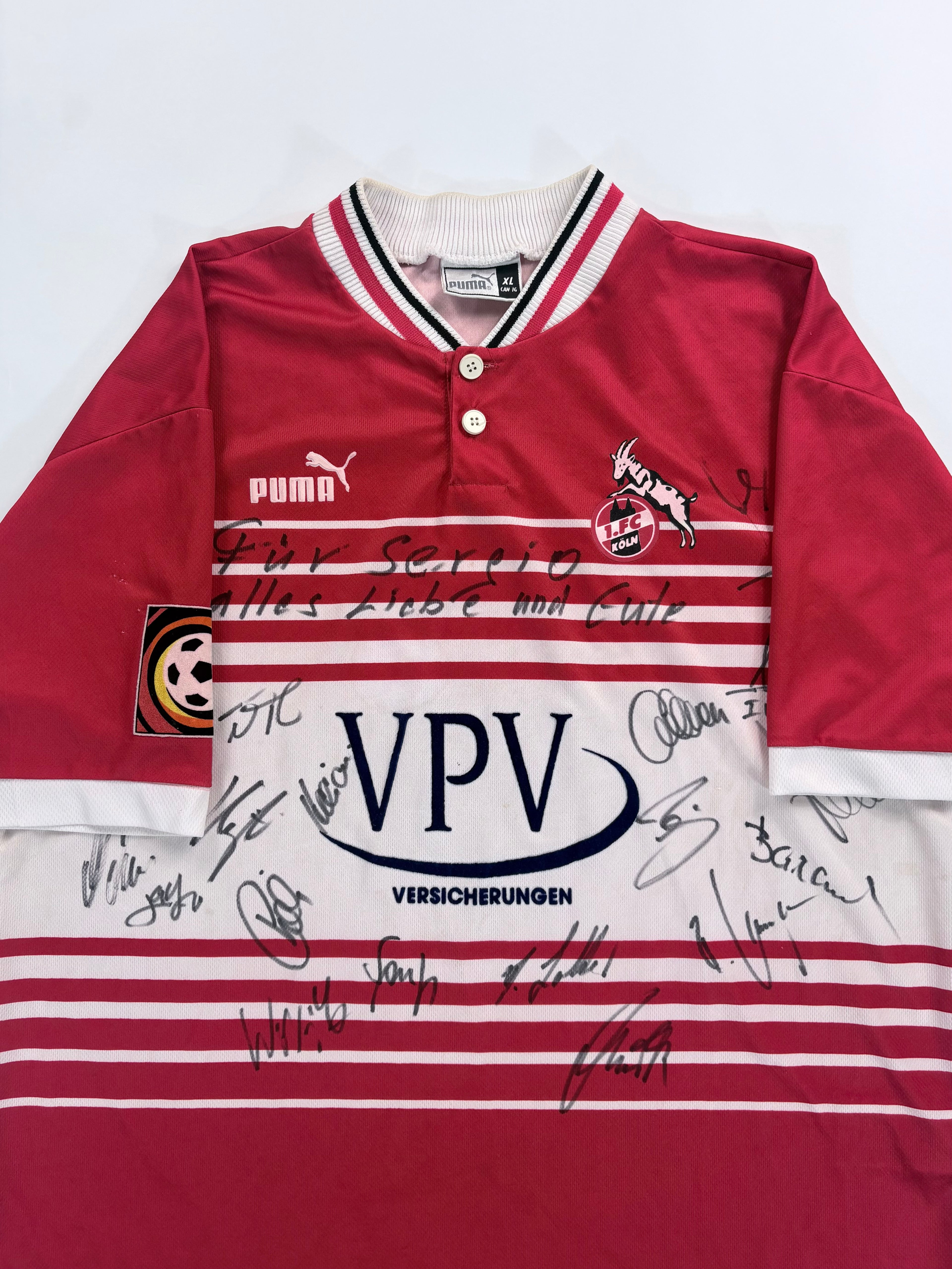 1. FC Köln Heimtrikot 1999/2000 - #4 Sichone - XL
