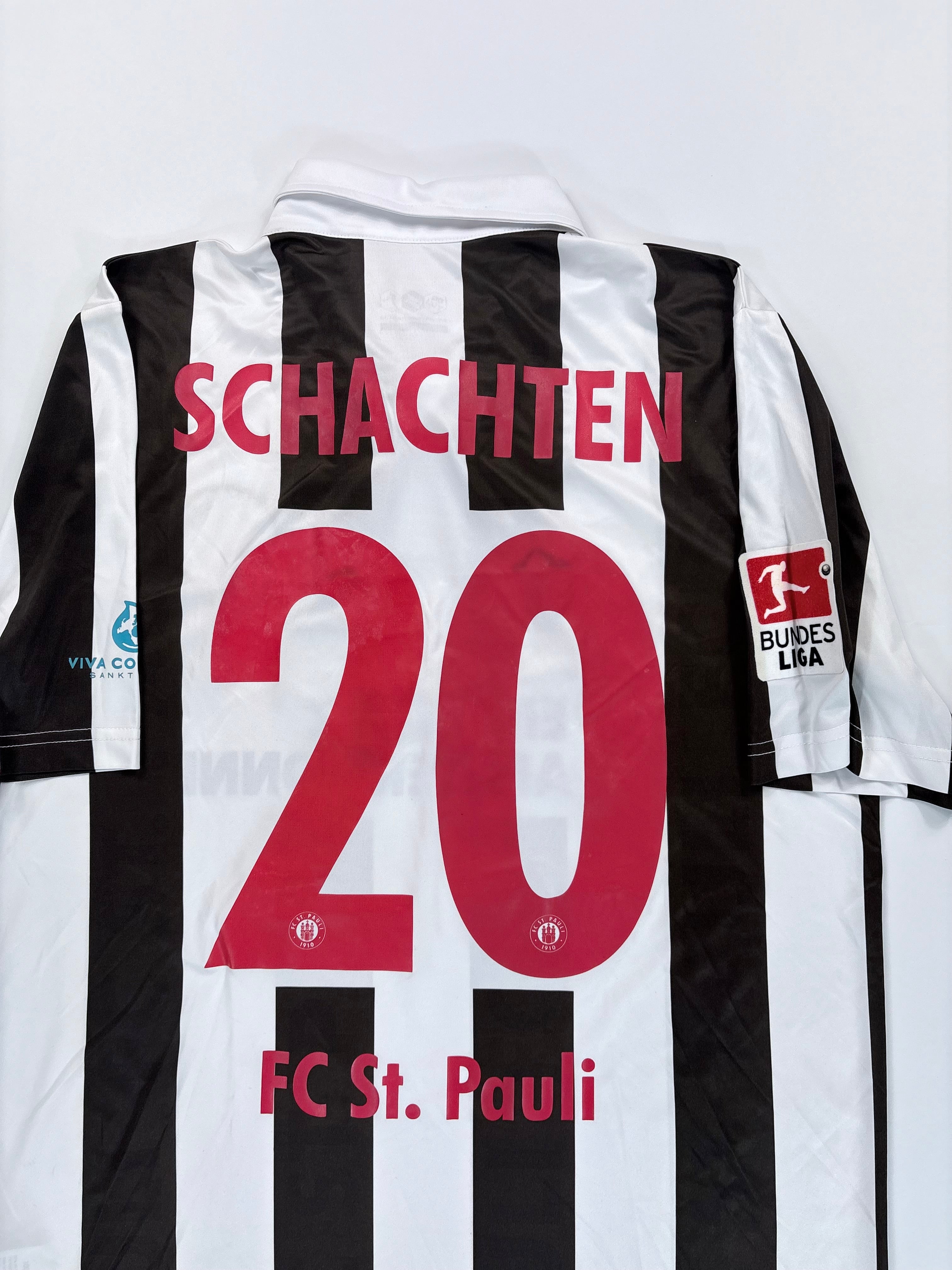 St. Pauli Heimtrikot 2011/2012 - #20 Schachten - L - Matchworn
