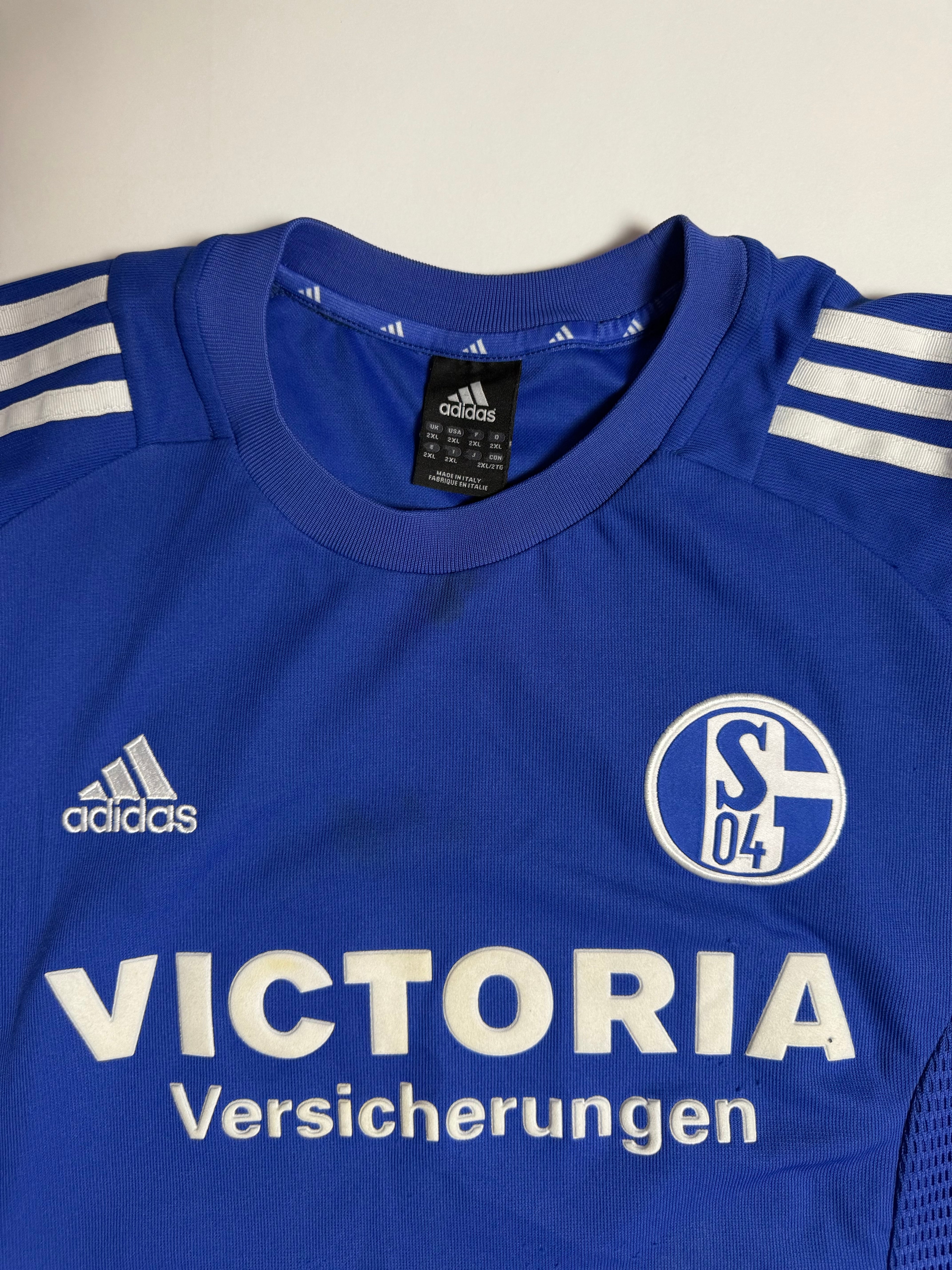Schalke 04 Heimtrikot 02/03 - #11 Sand - XXL
